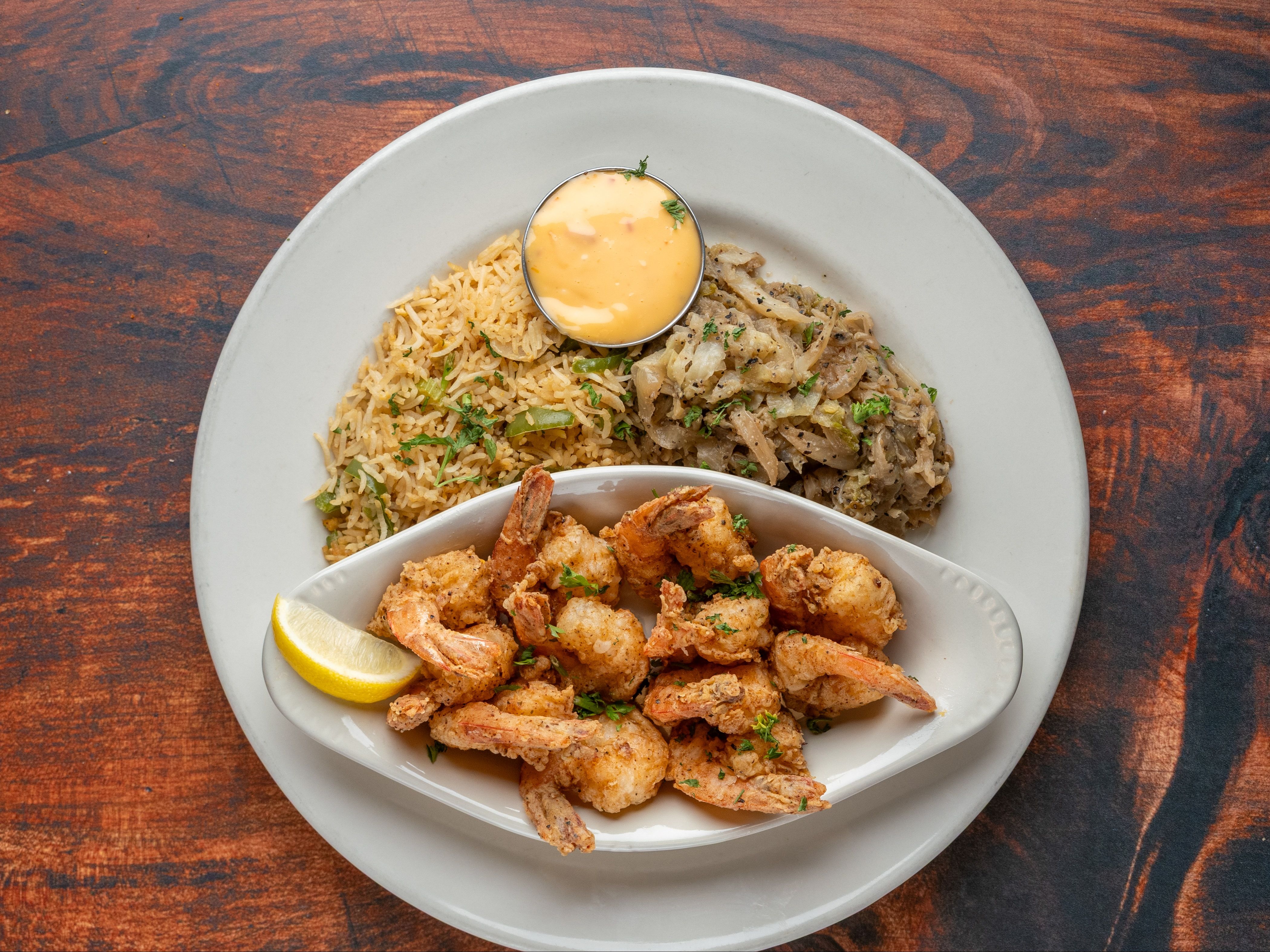 Mississippi Fried Shrimp Meal.
