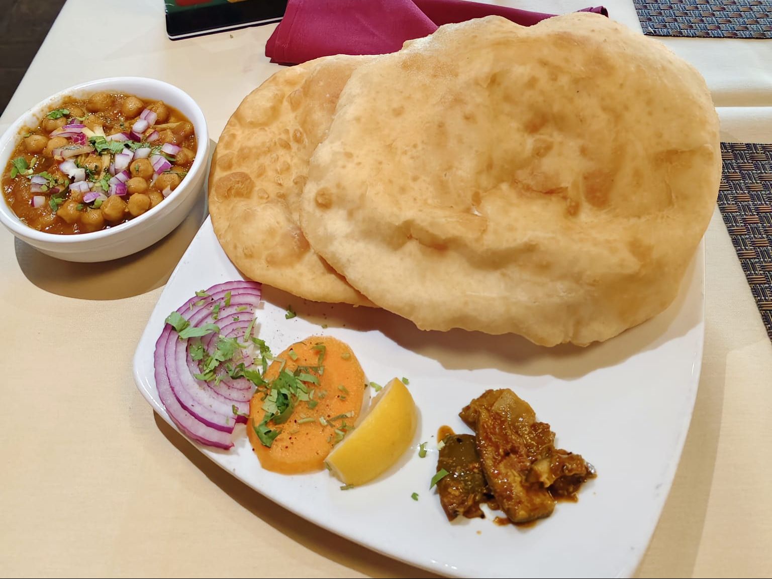Chole Bhature.