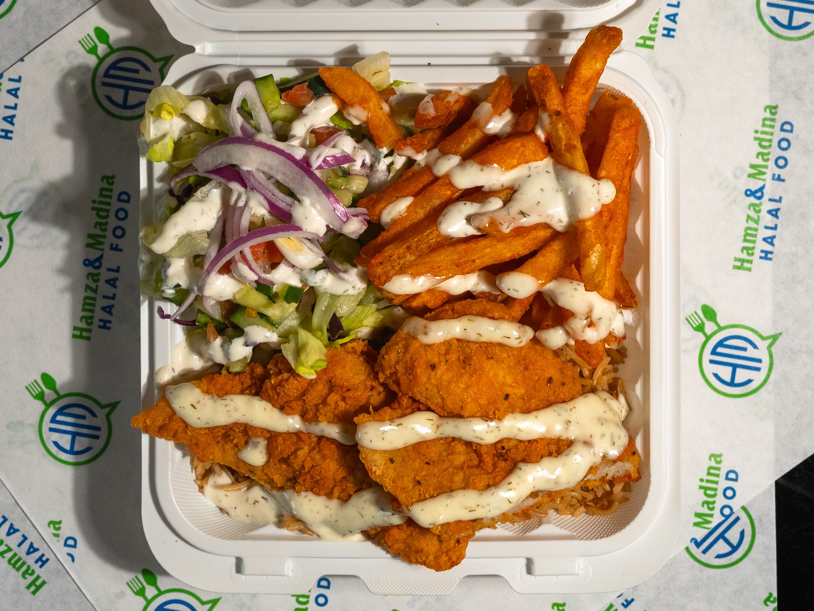 Fish Over Rice.