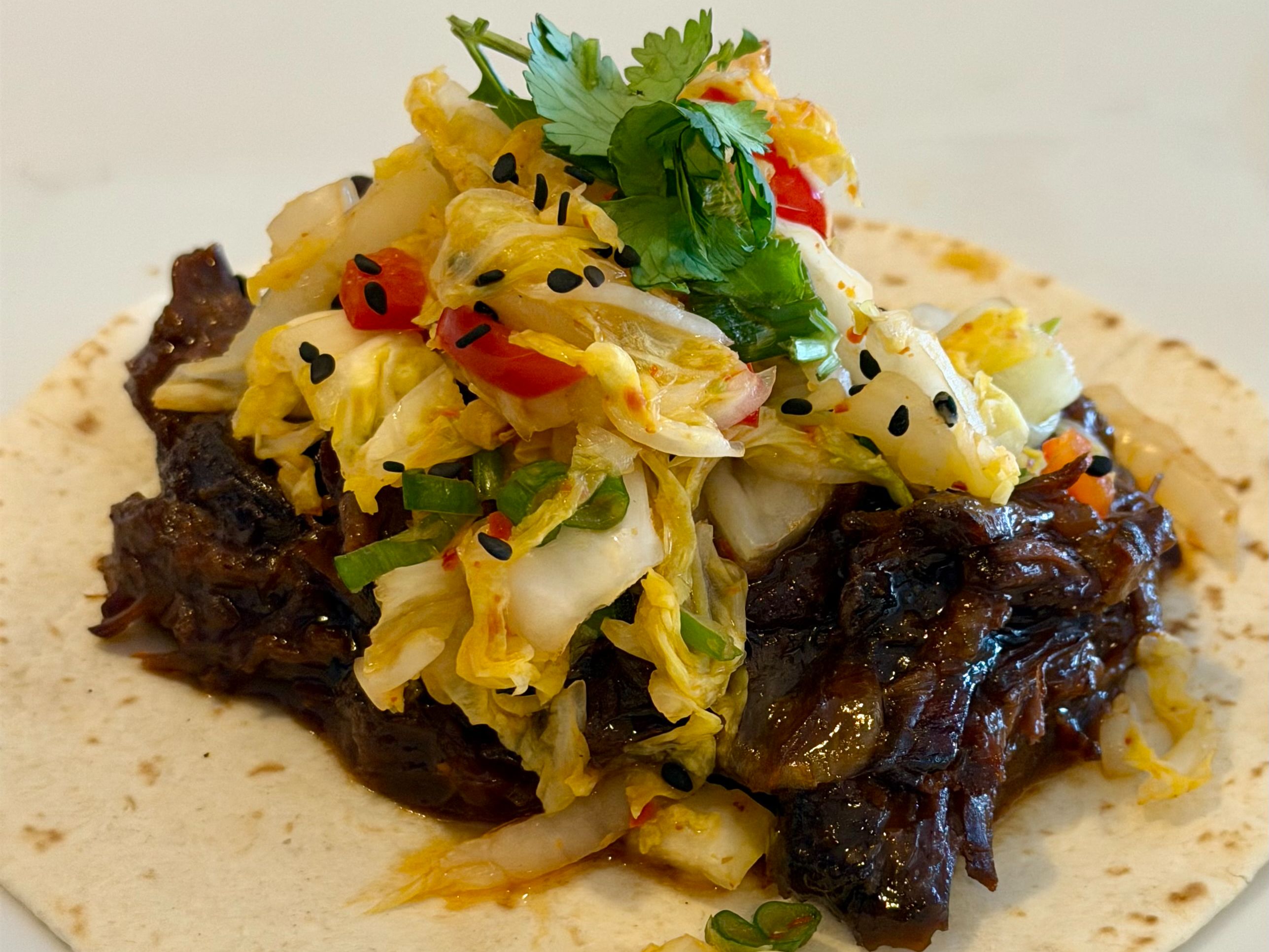 Korean BBQ Short Rib Taco