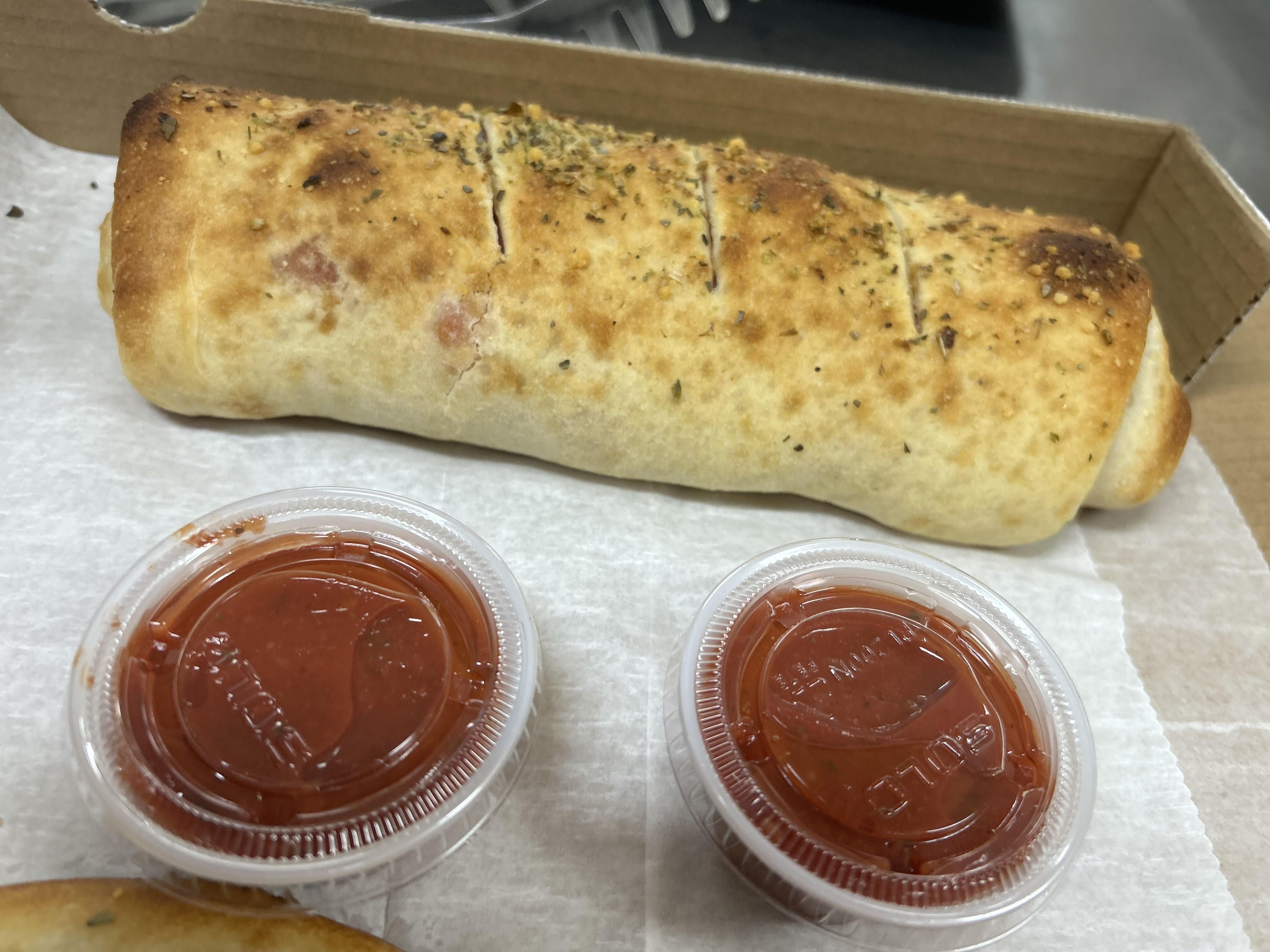 Ham and Cheese Stromboli.