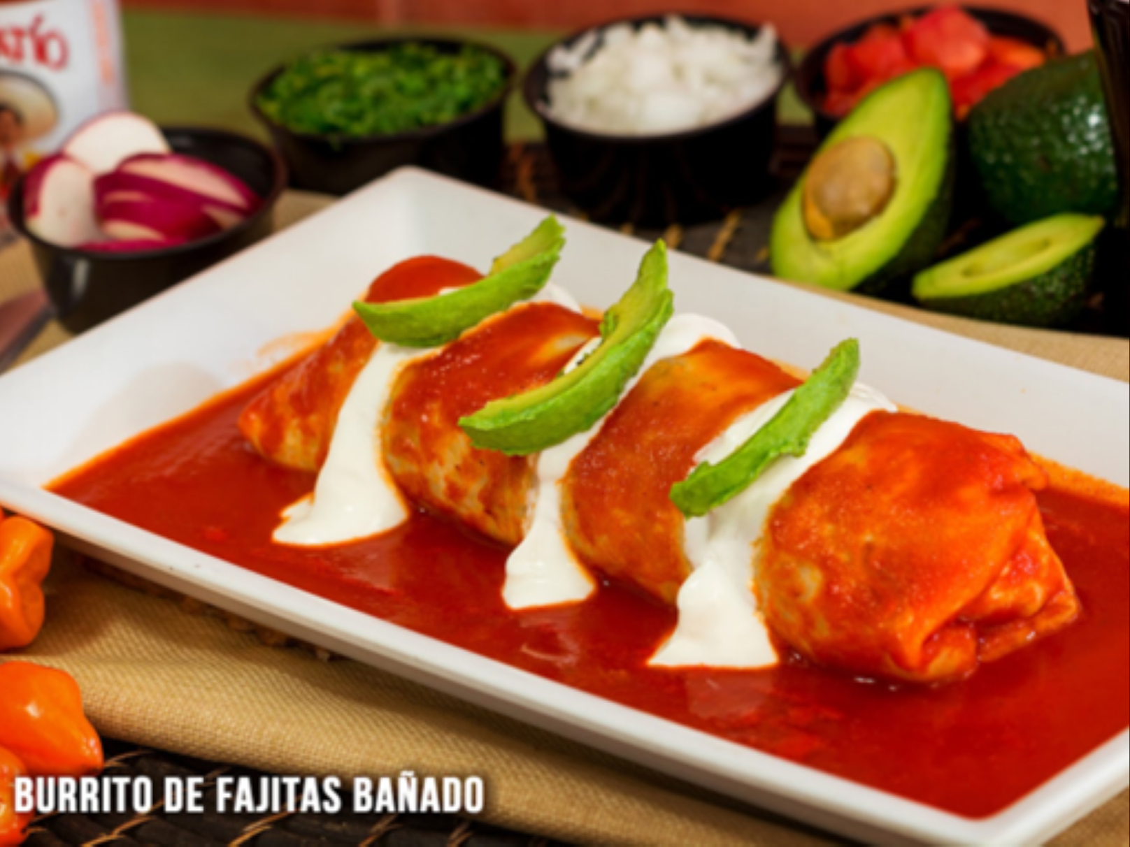 BURRITO FAJITAS BANADO