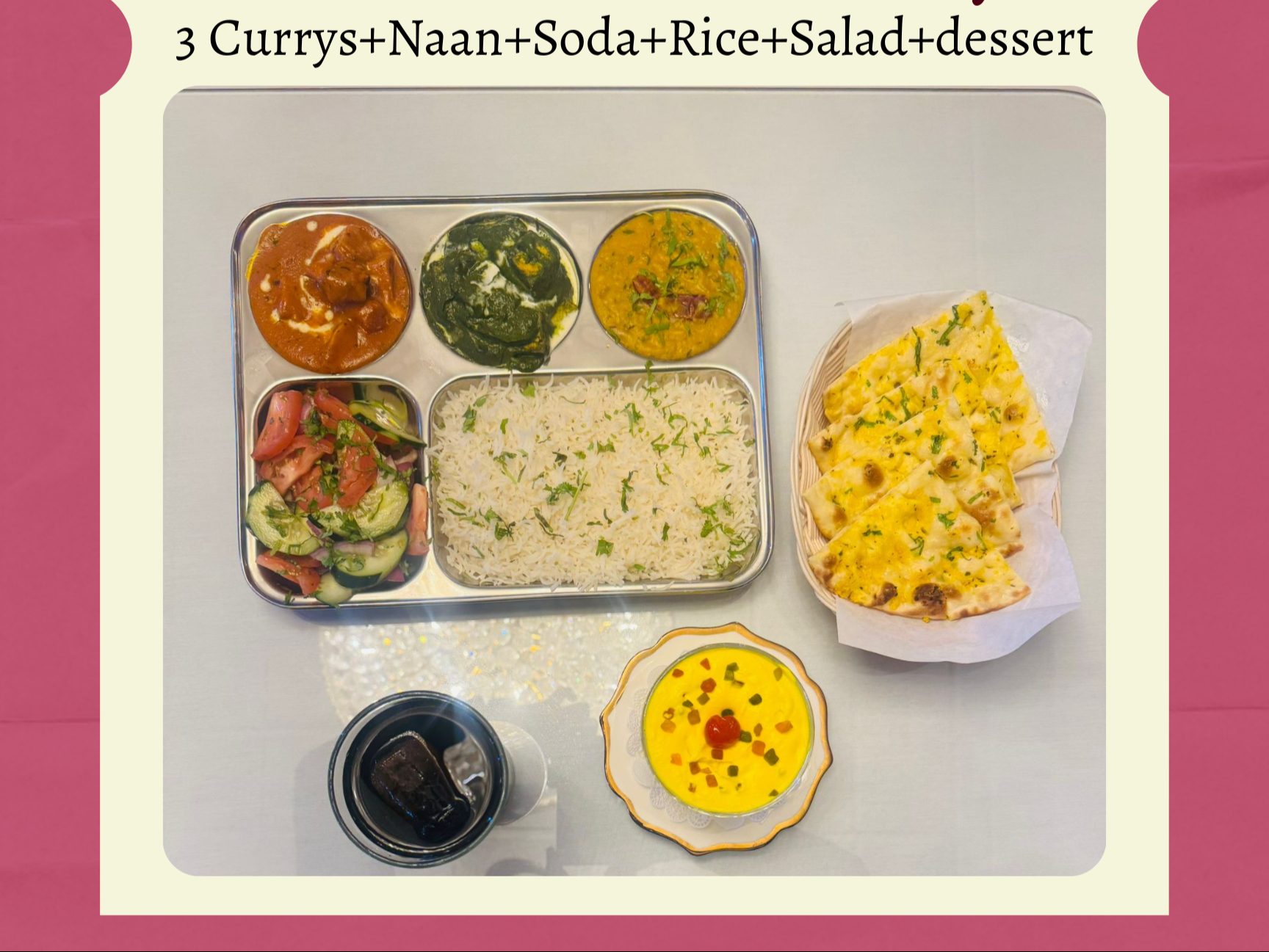 Lunch Special Thali.