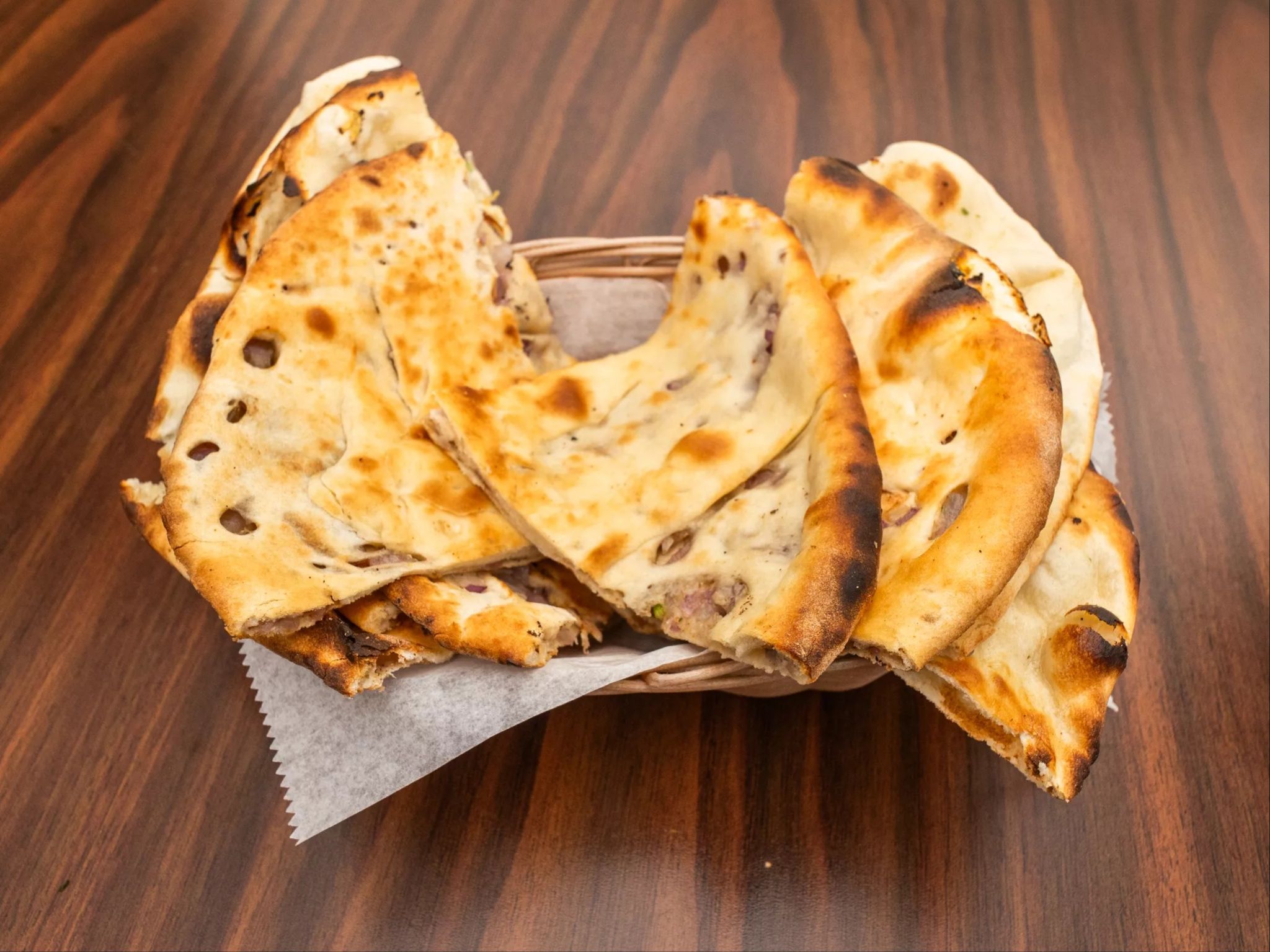 Basket Of Naan.