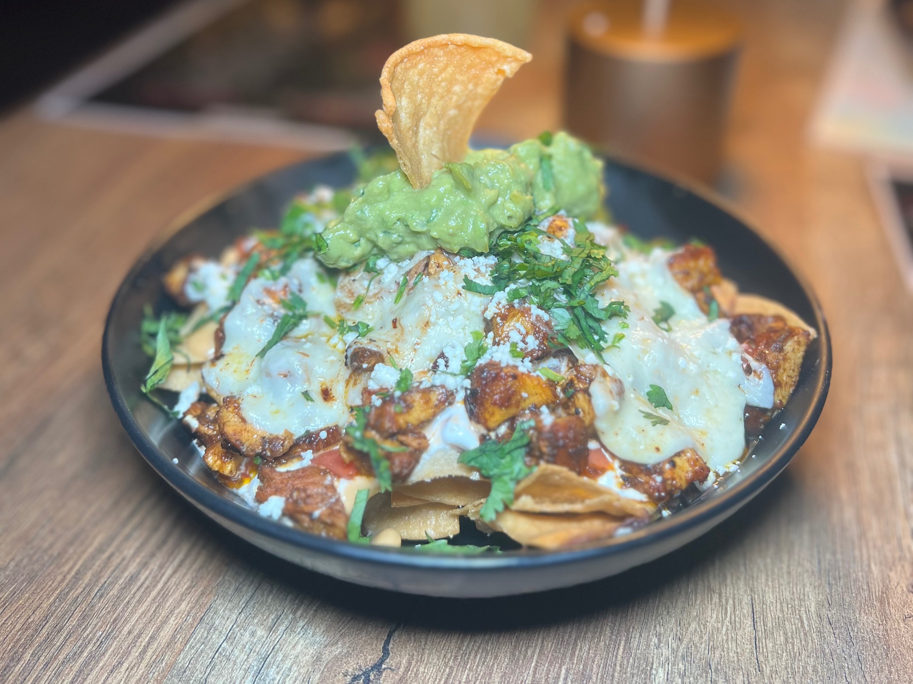 Jerk Chicken Nachos.