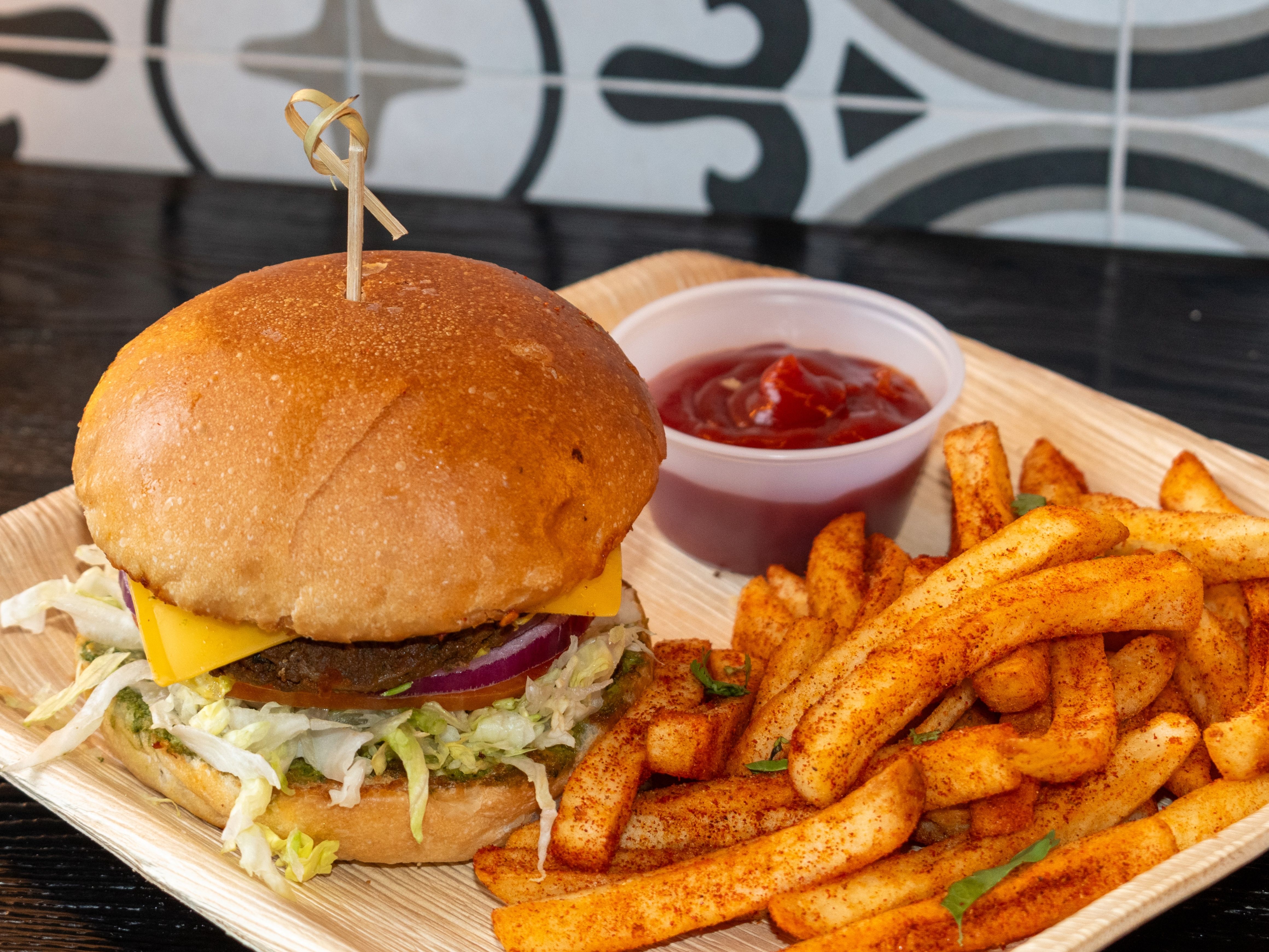 Bbc Lamb Burger.