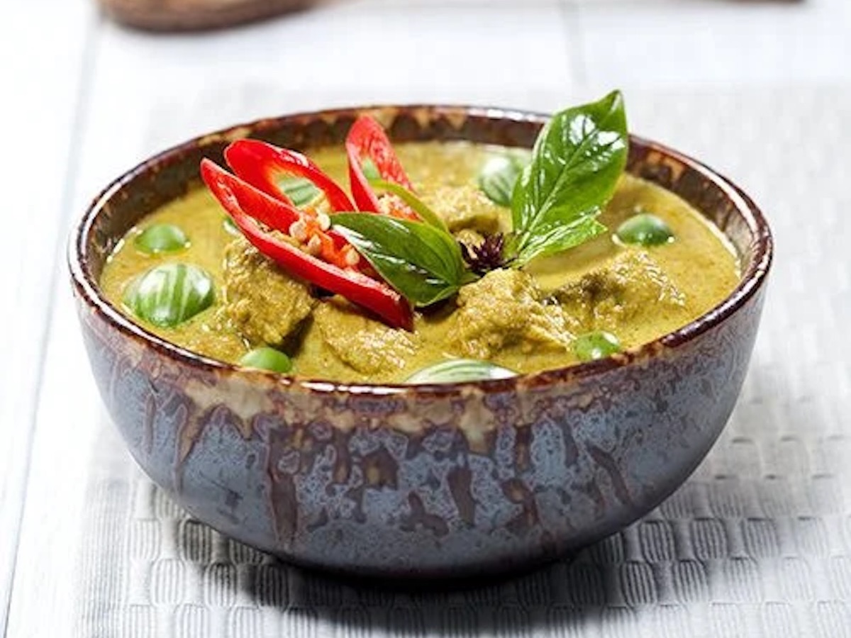Lamb Green Curry.