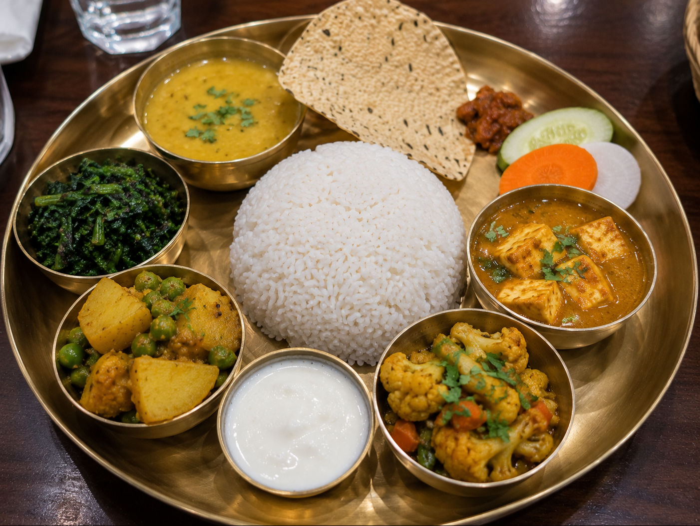 Nepali Thali Veg.