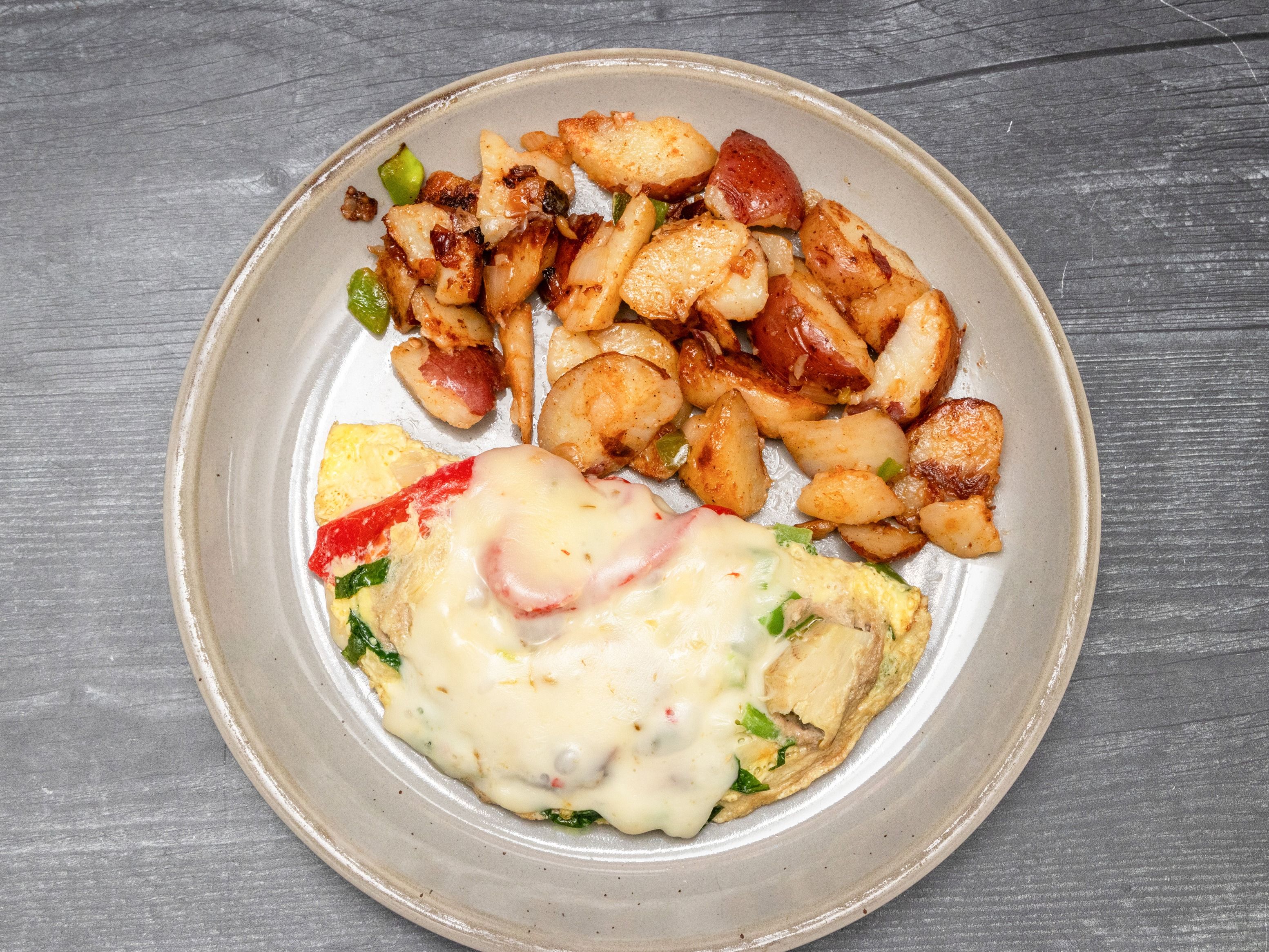 Veggie Omelette.