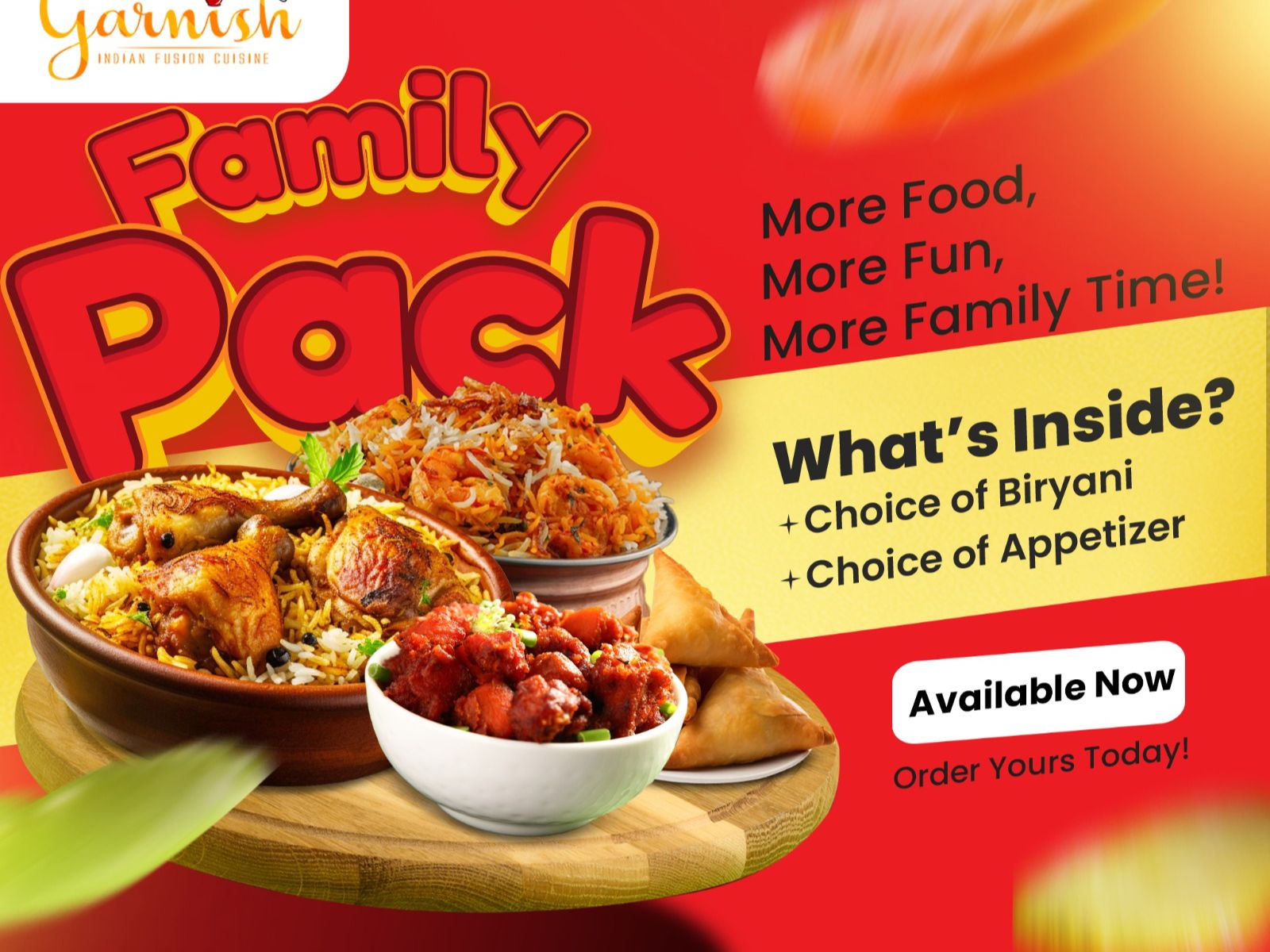 Biryani Family Pack.