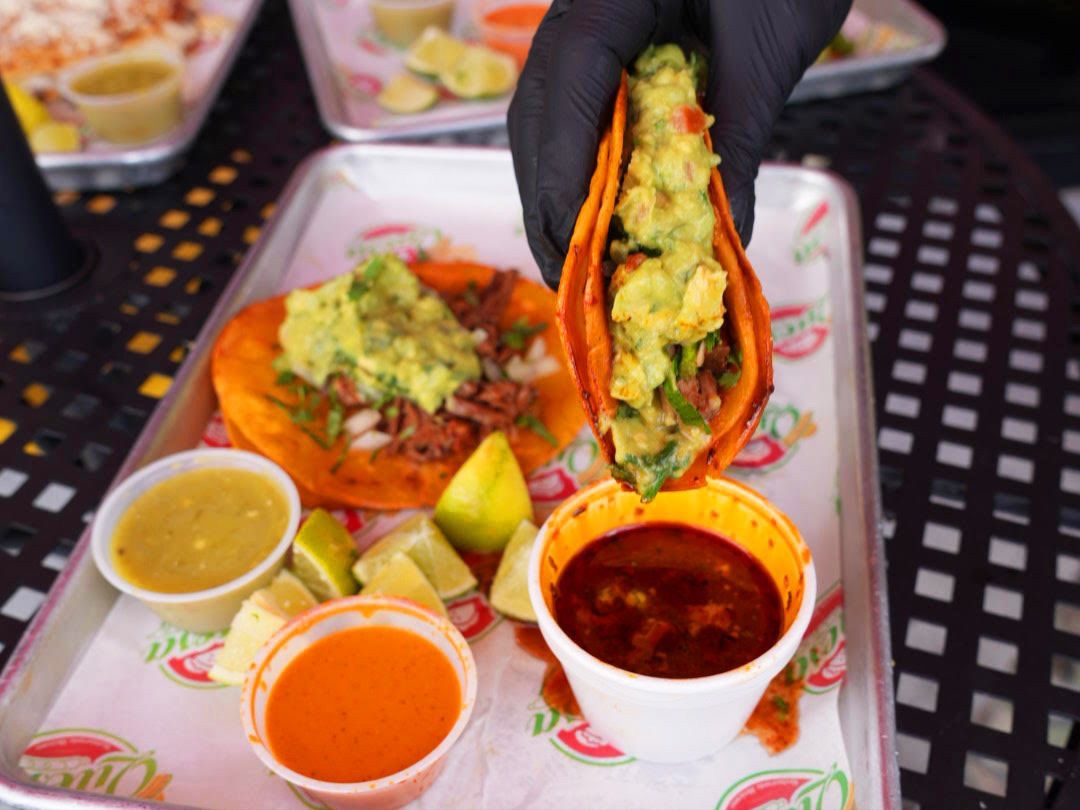 Birria Tijuana Style Taco.