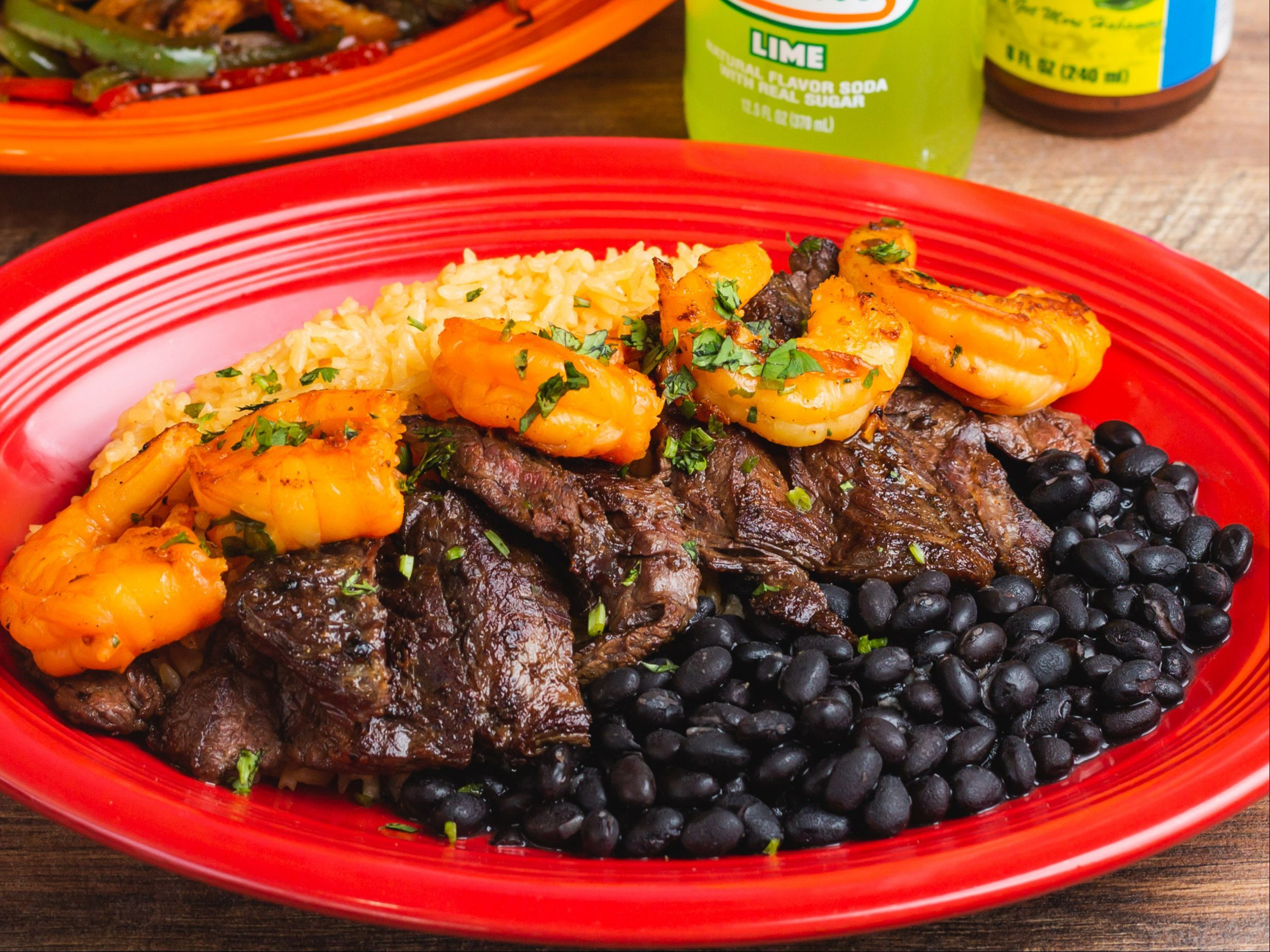 Steak & Shrimp Platter.
