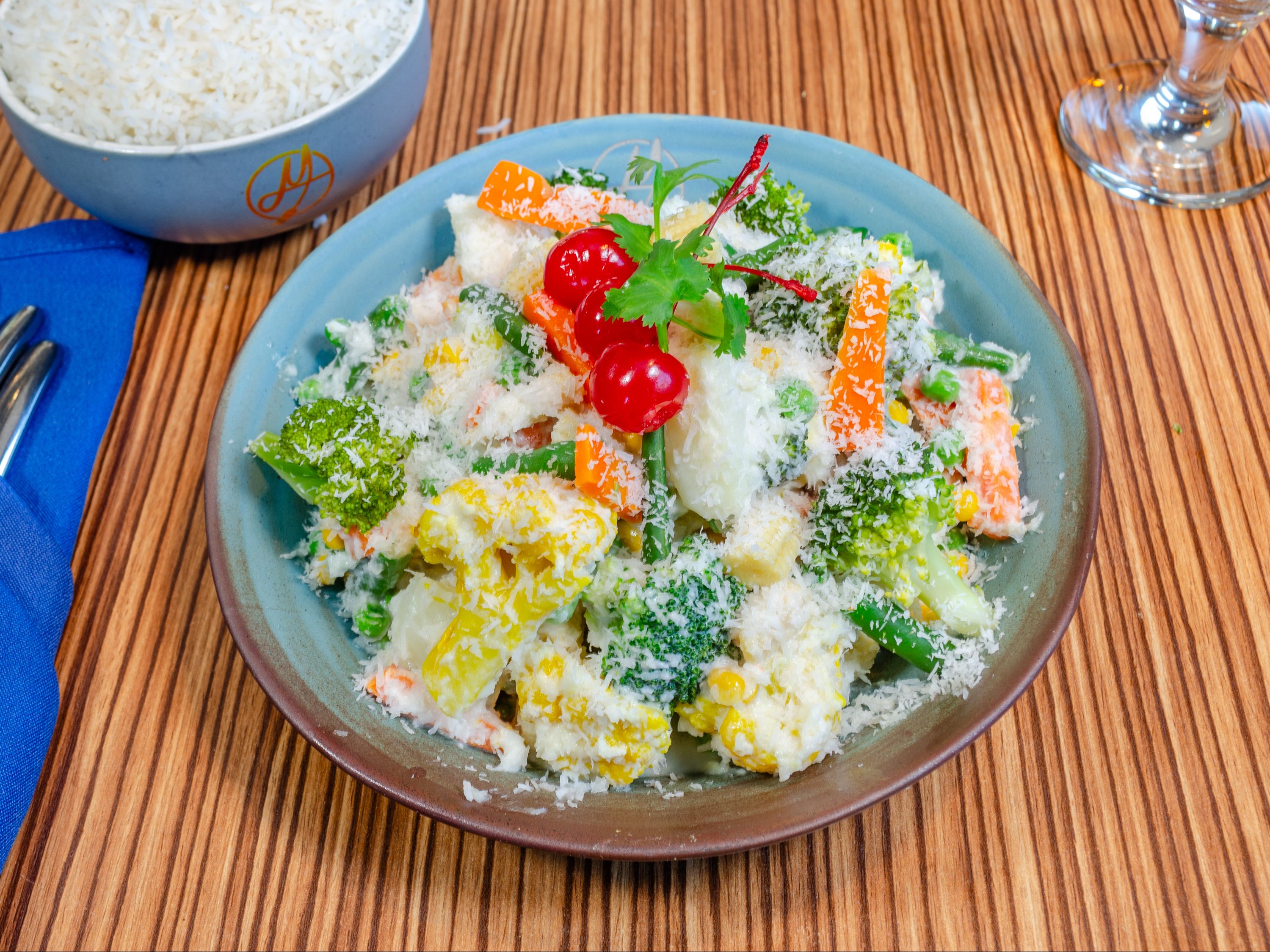 Coconut Sauteed Vegs.