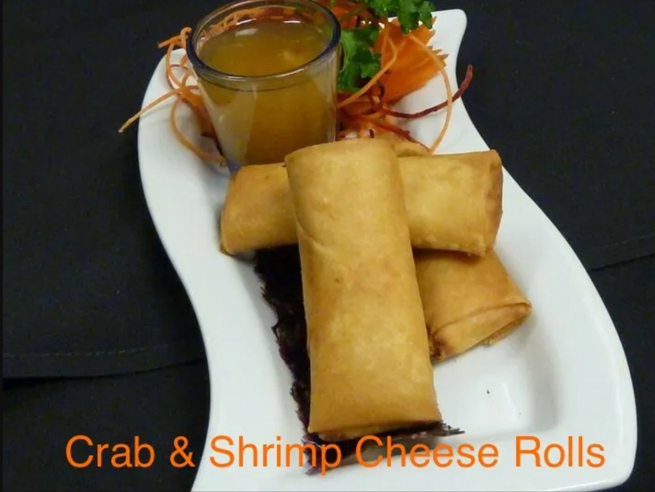 Crabmeat Cheese Roll.