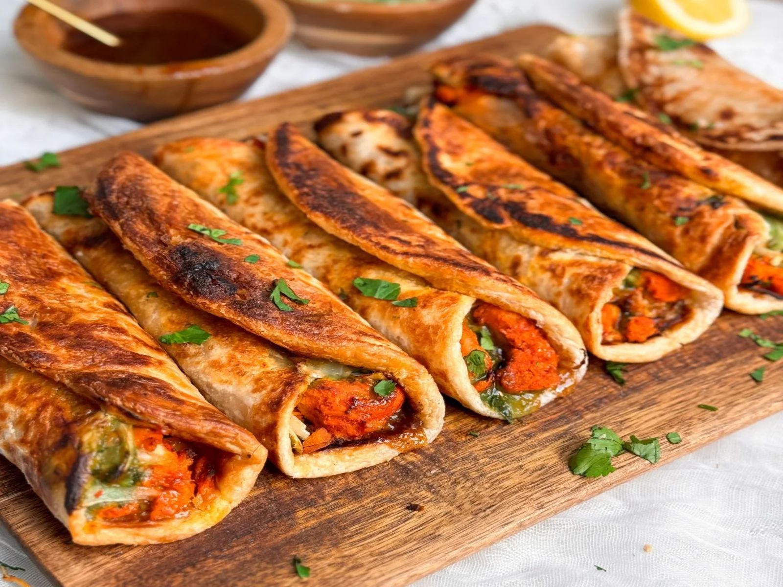 Chicken Tikka Roll.