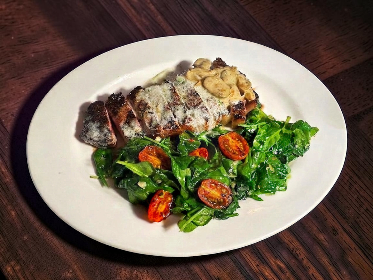 Flat Iron Steak.