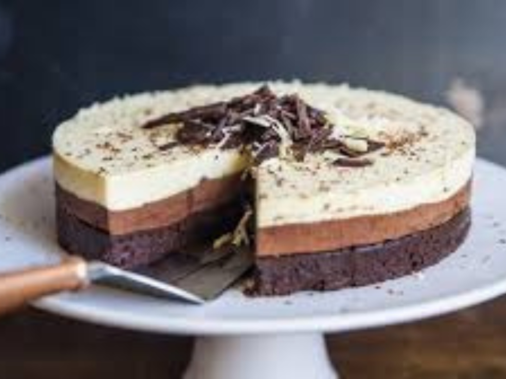 Chocolate Mousse Cake.