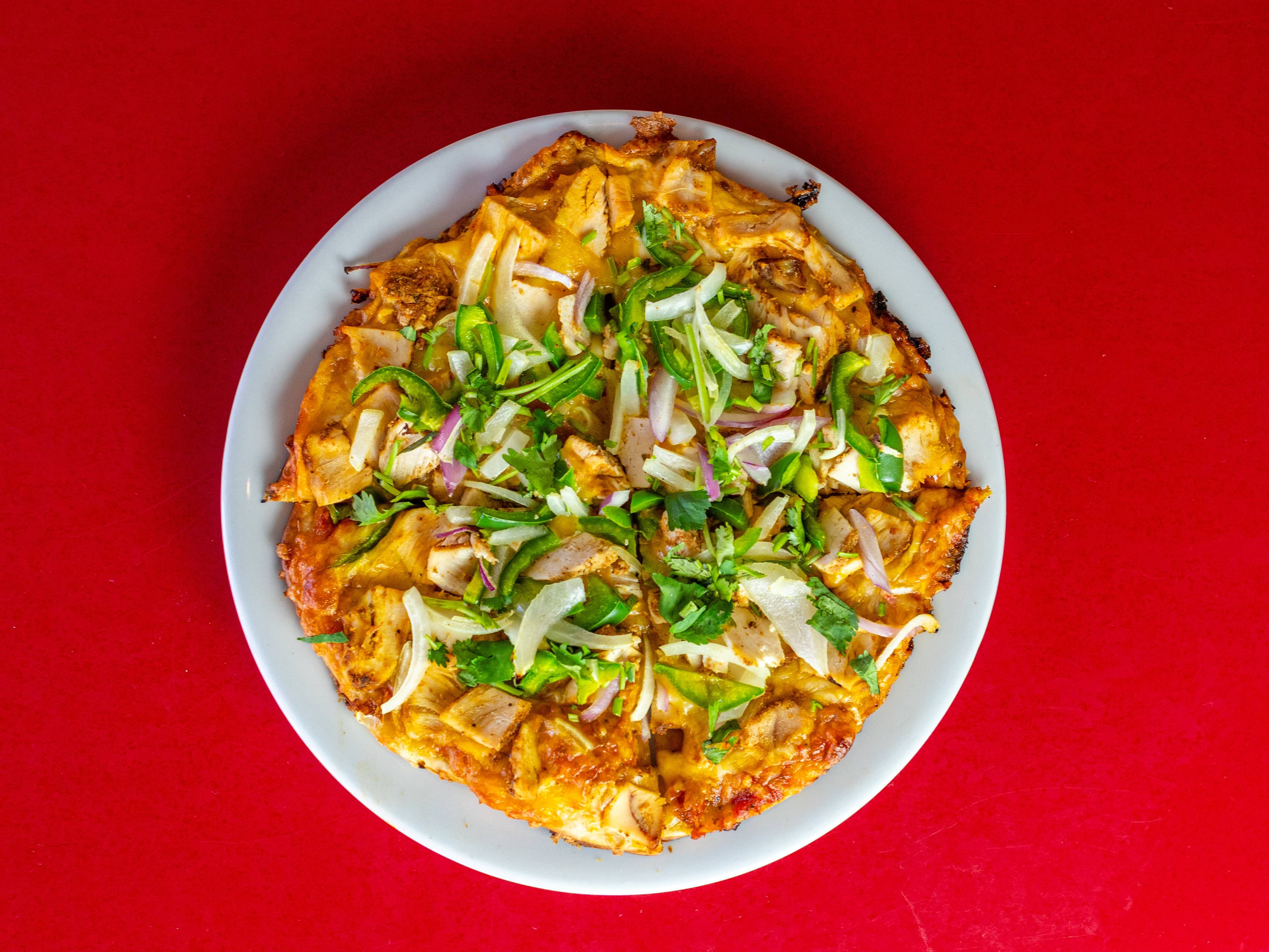Tandoori Chicken Pizza.