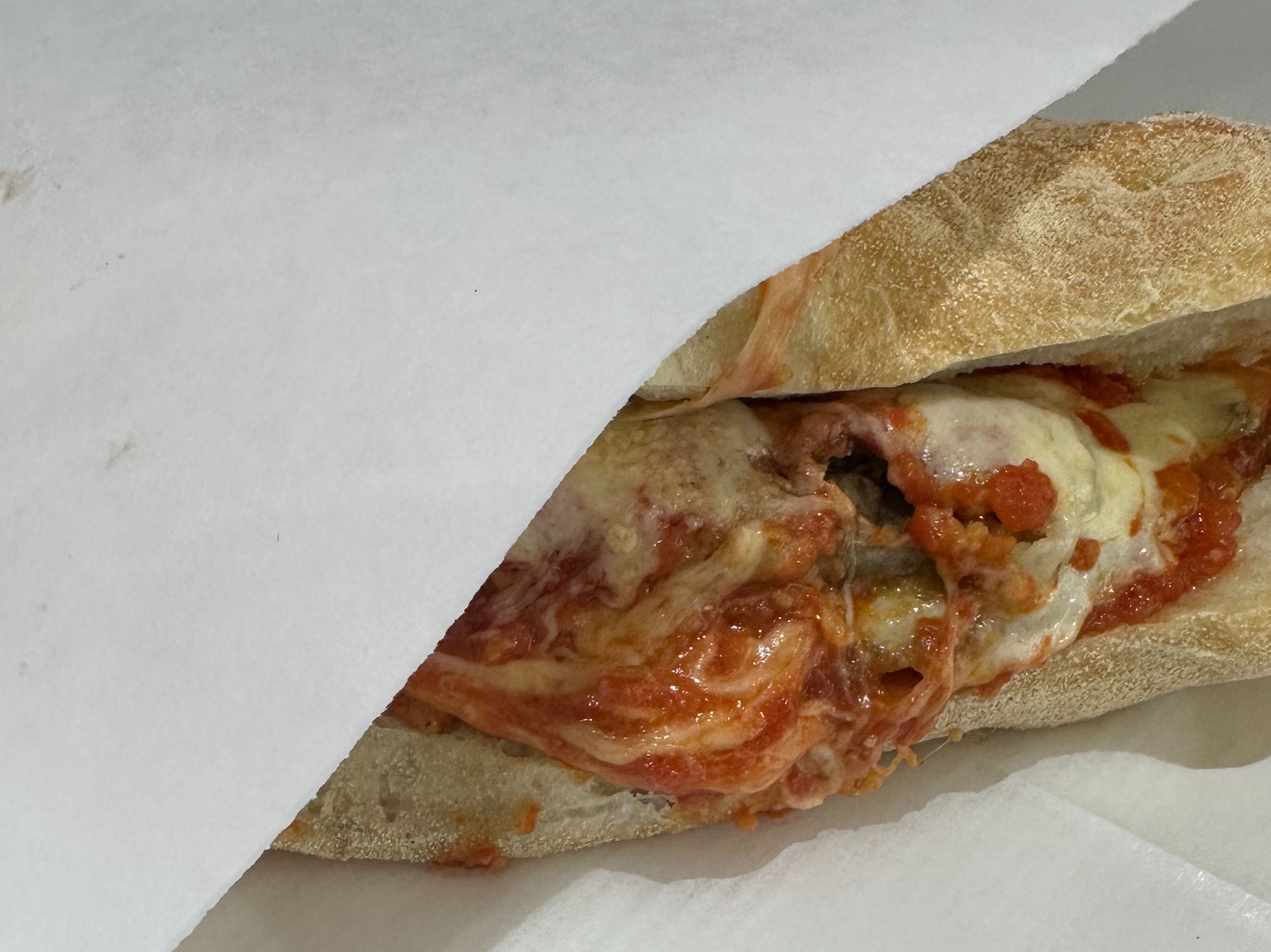 Eggplant Parm Sandwich.