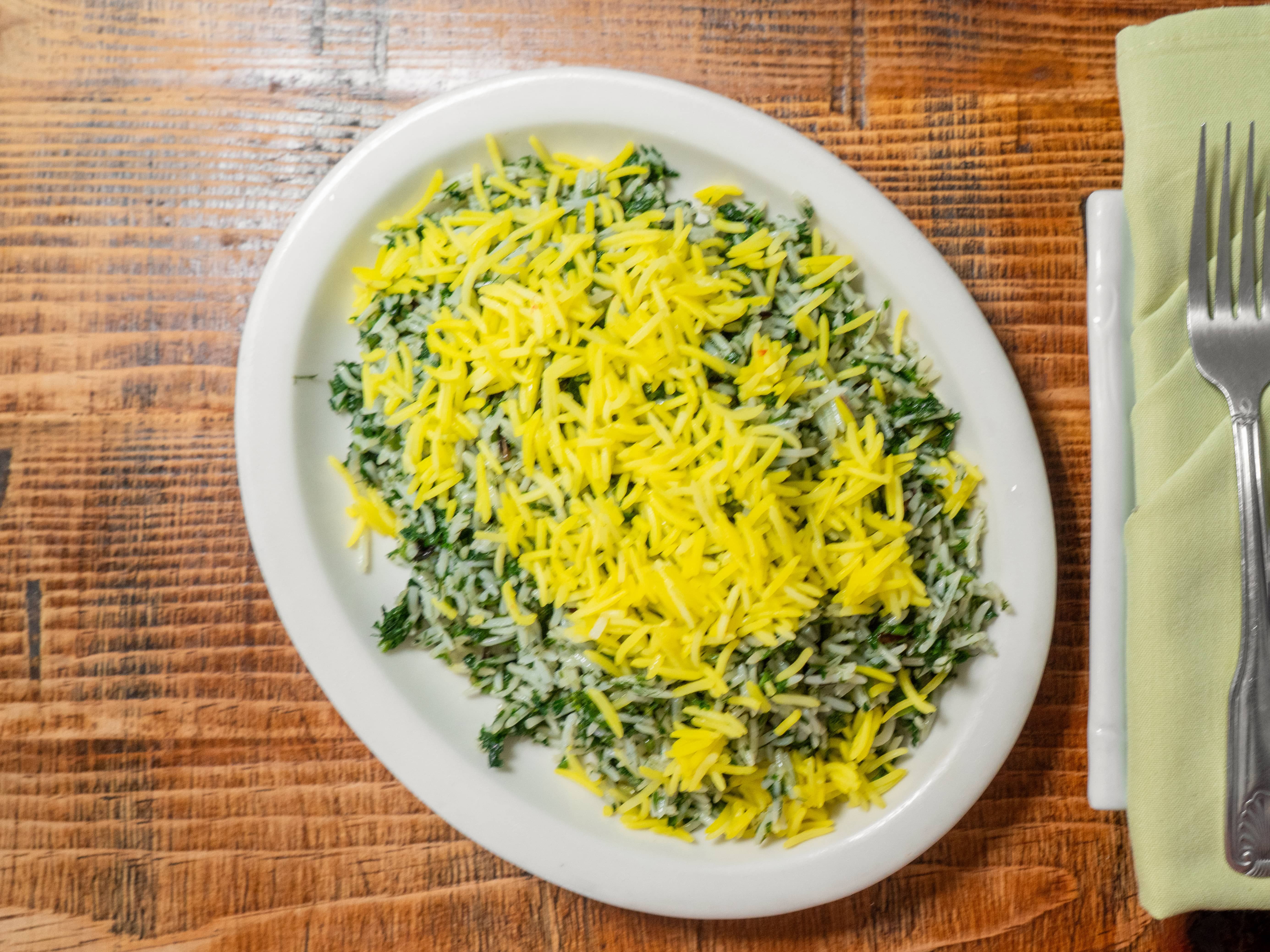 Herb Rice (Green Rice).