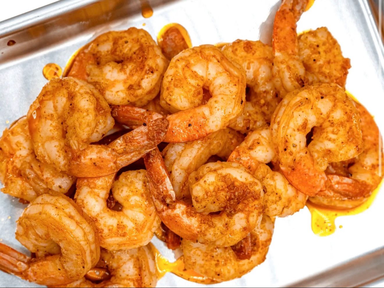 1/2 Peeled Shrimp with Rice /corn/2 Potatos and Drink