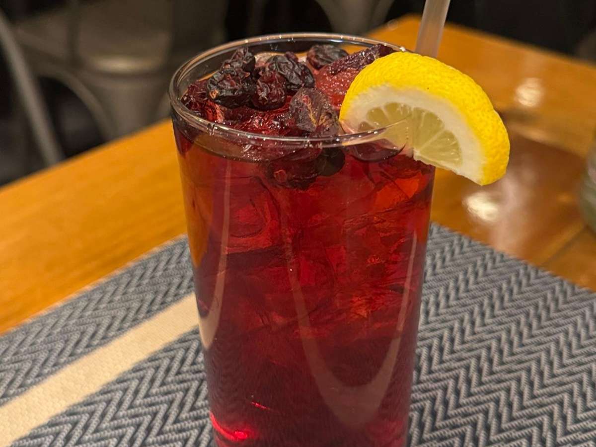 Cranberry Juice.