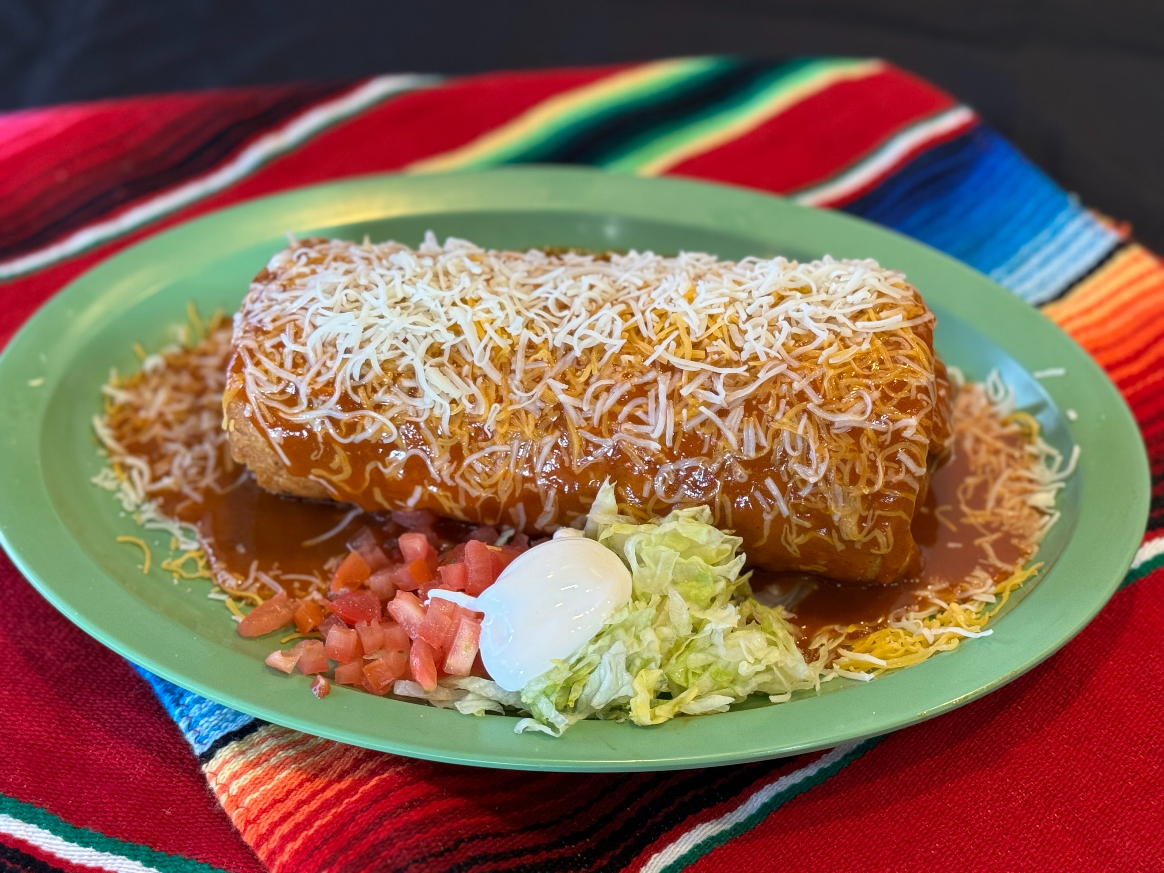 Chimichangas.