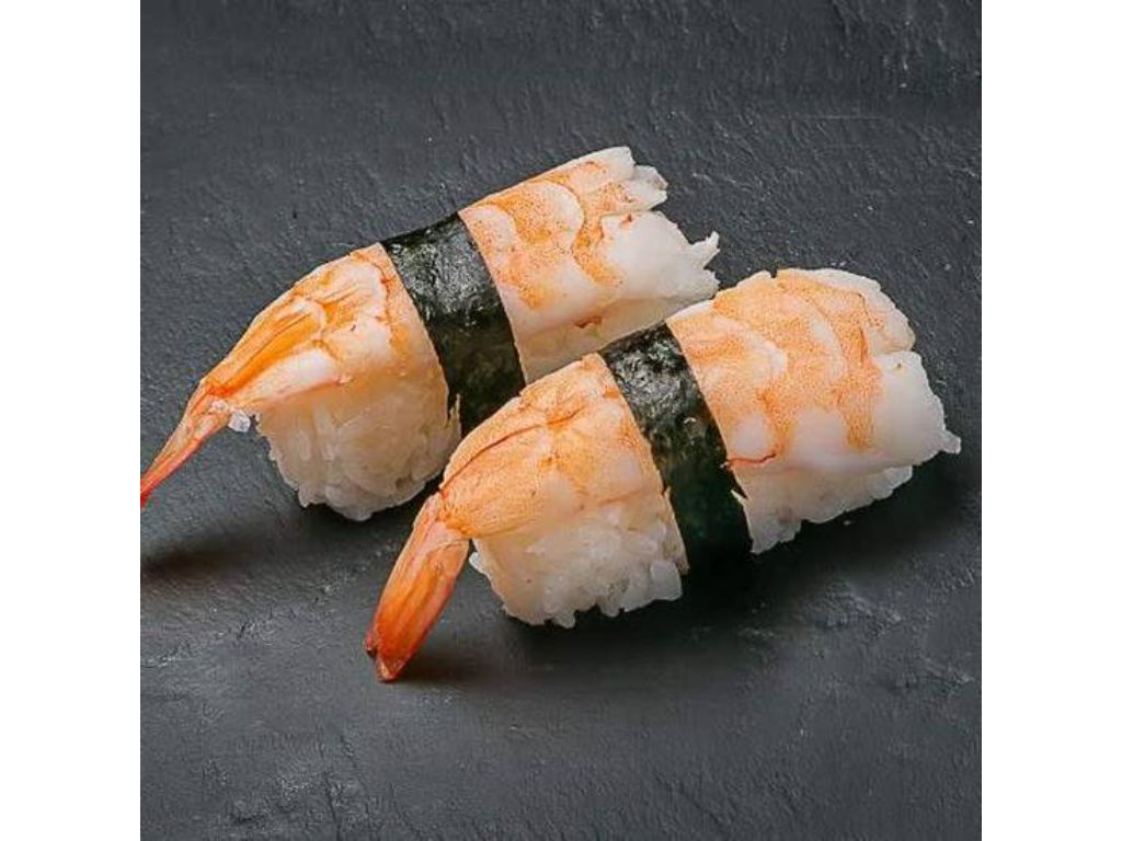 Ebi Nigiri (Shrimp).