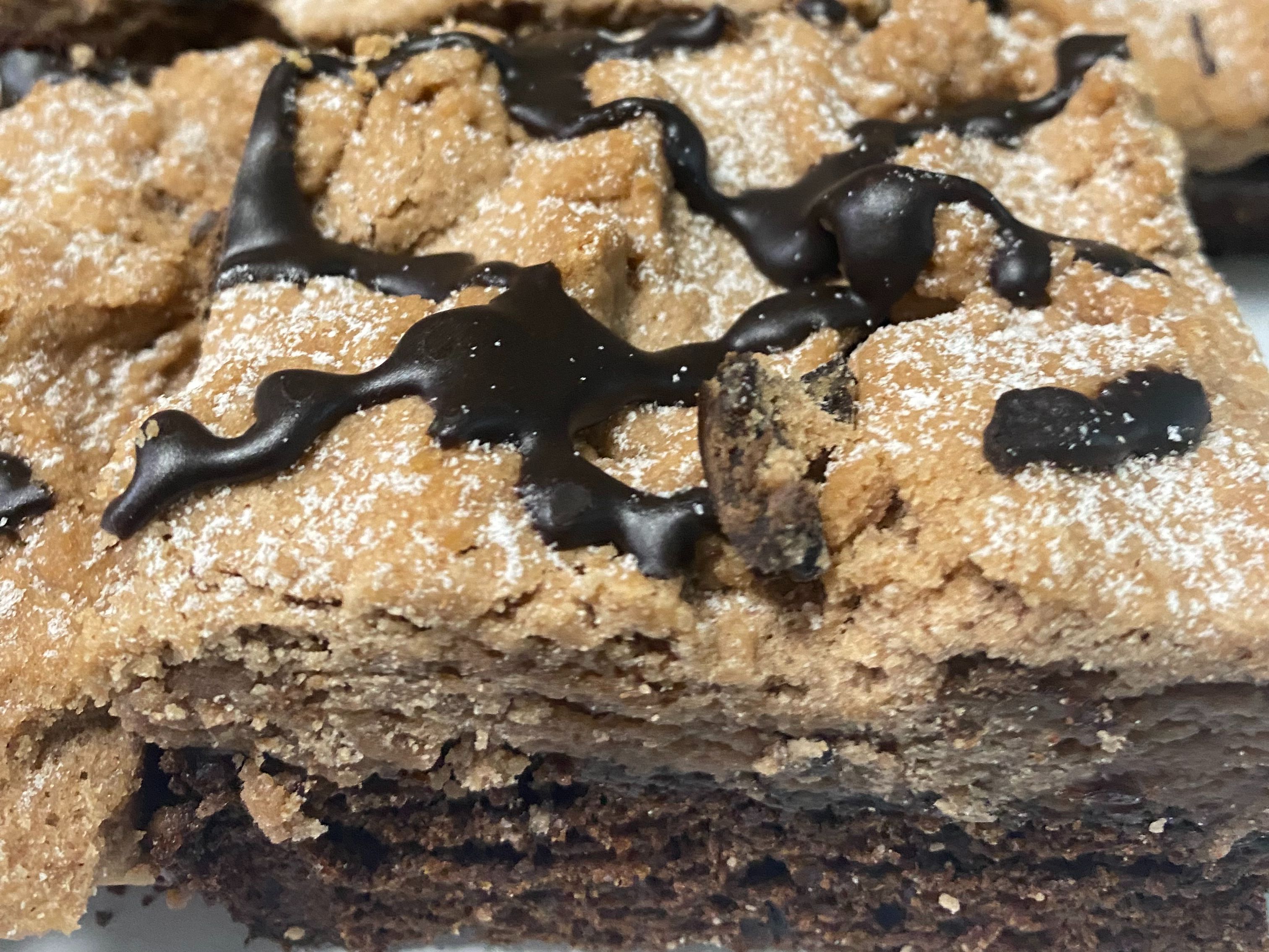 Chocolate Butter Crumb Cake.