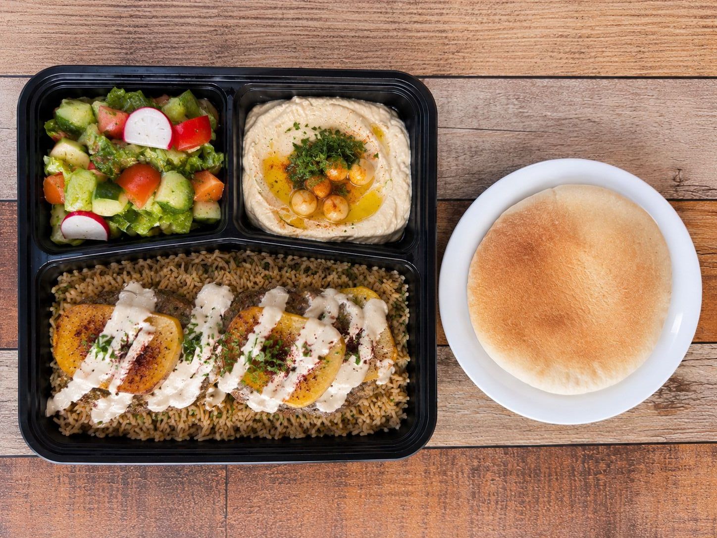 Kafta with Tahini plate