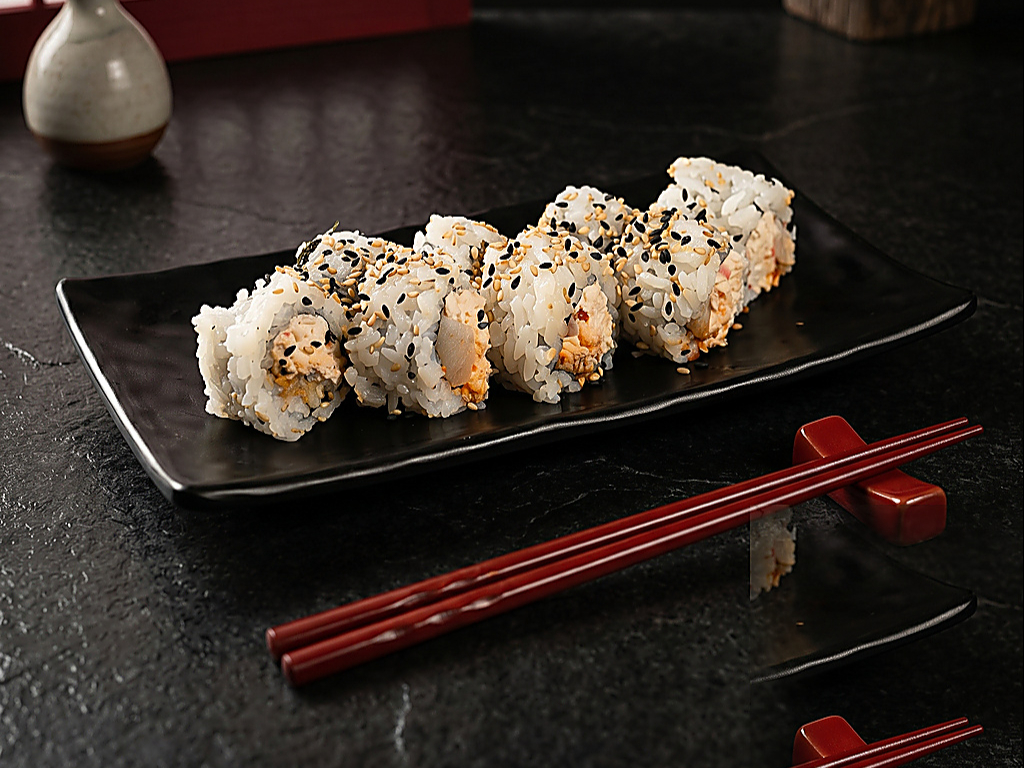 Spicy Scallop Roll.