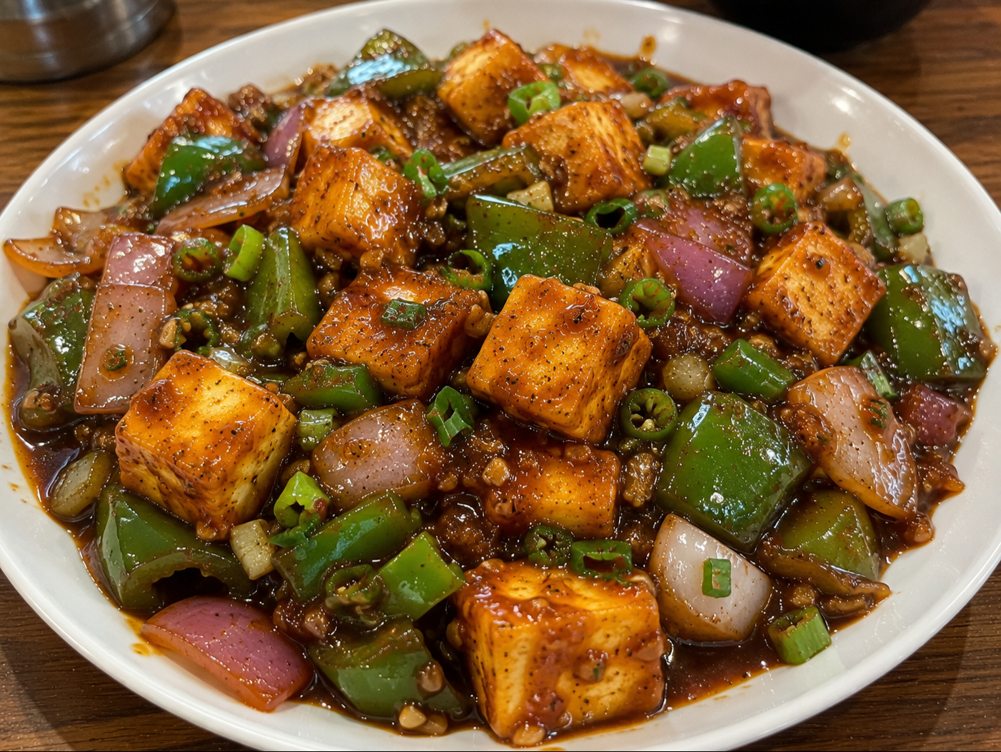 Chili Paneer.