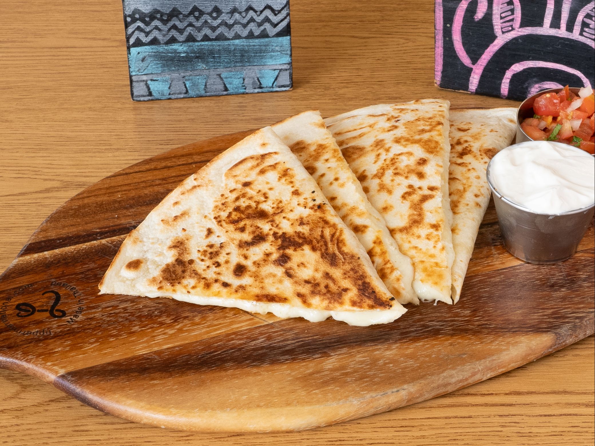 Cheese Quesadilla.