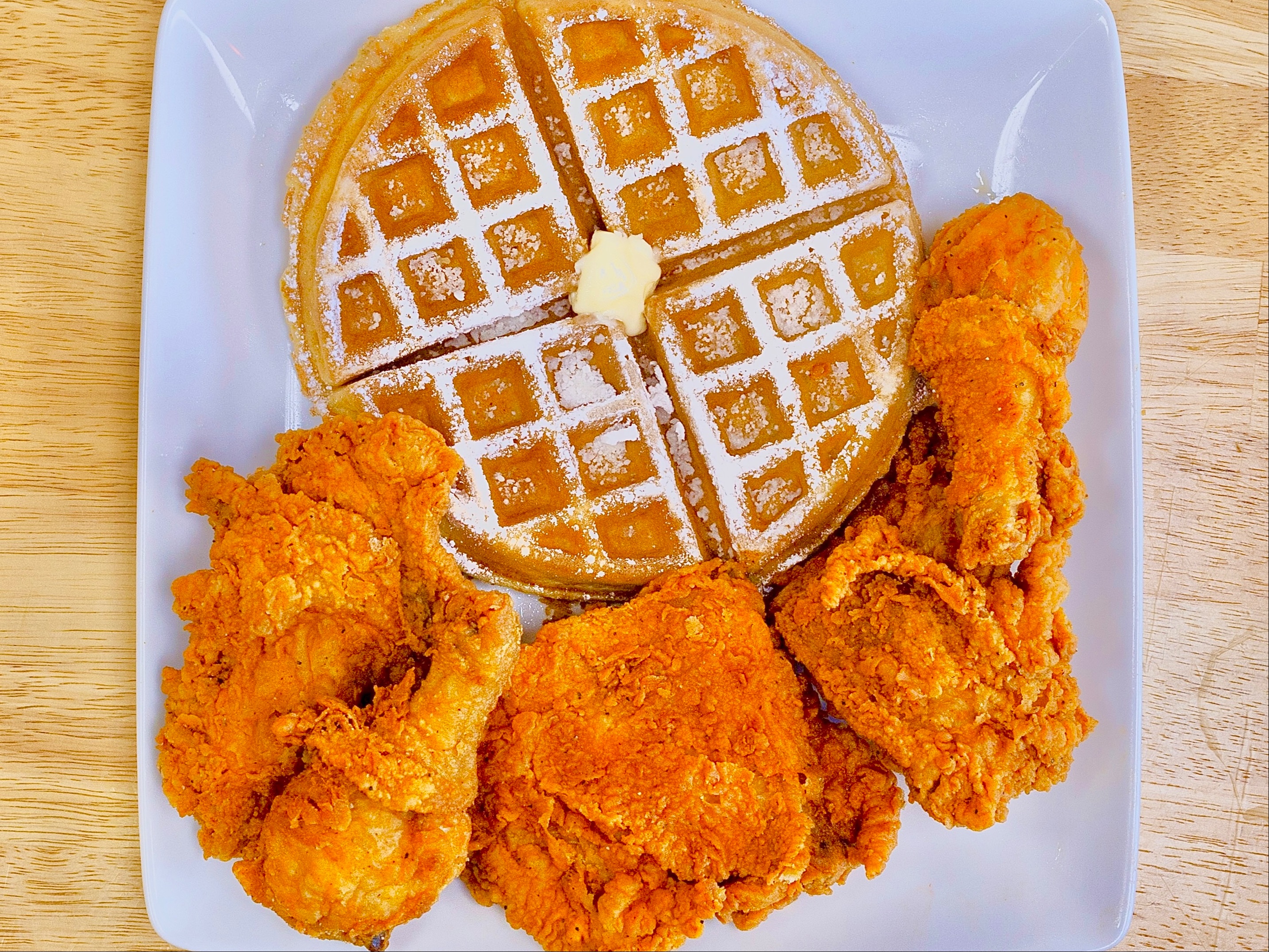 5 Dark Meat & Waffle.