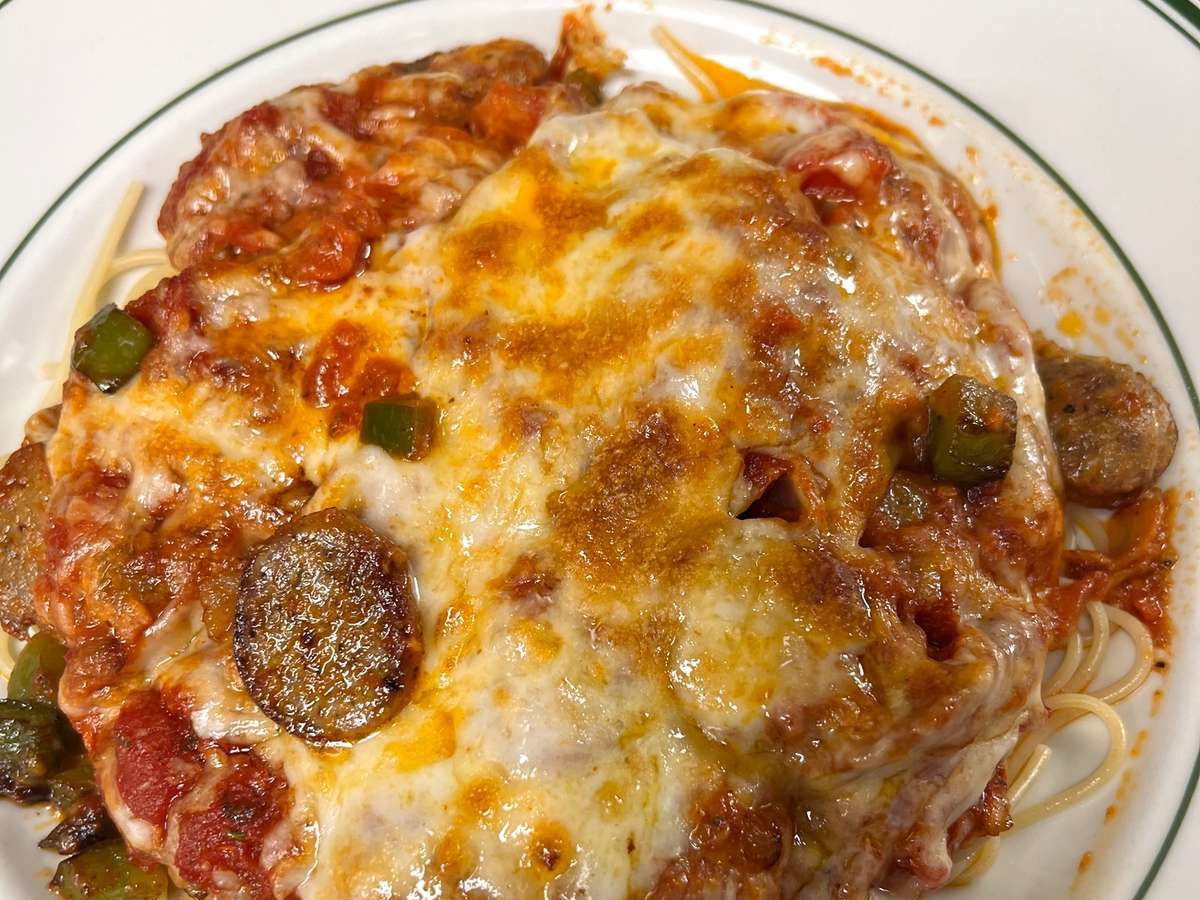 Saus.and Peppers Parm..