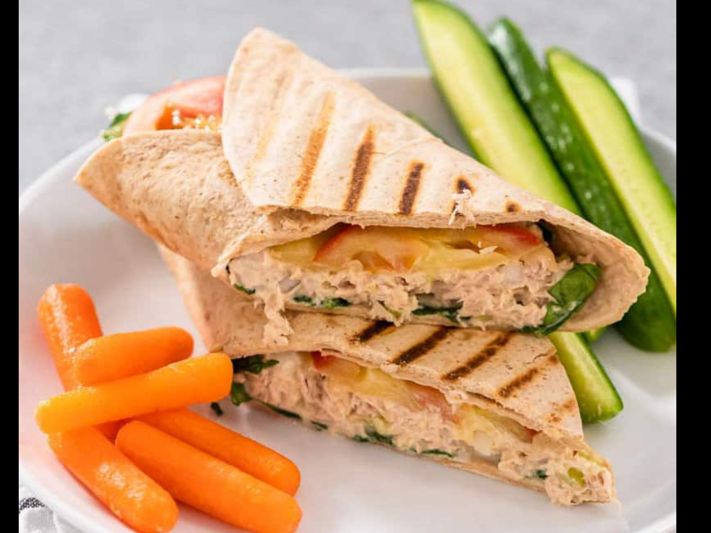 Tuna Melty Wrap