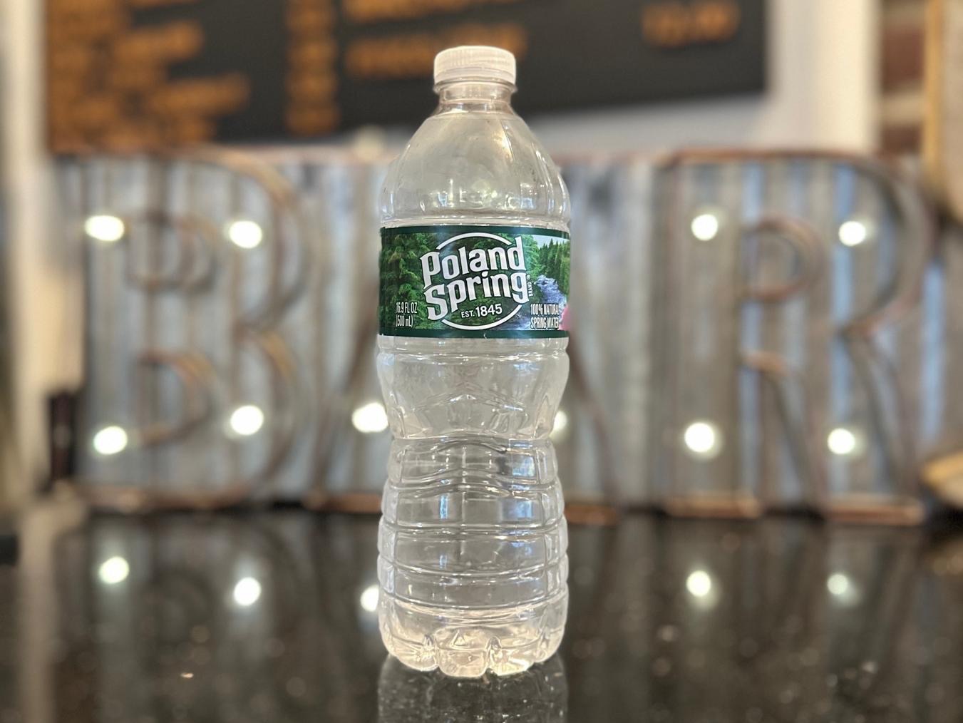 Poland Spring Water.