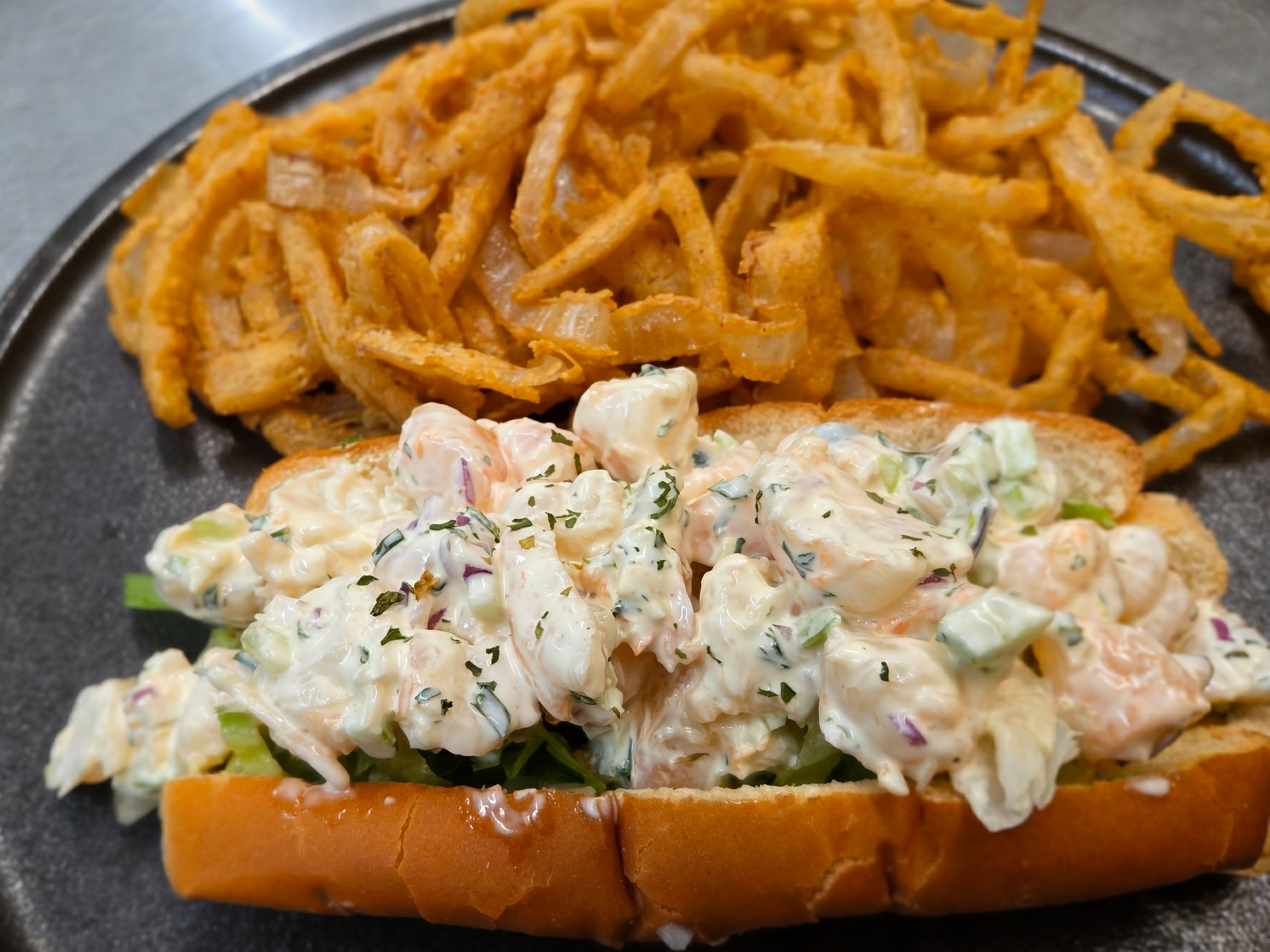 Shrimp Salad Roll.