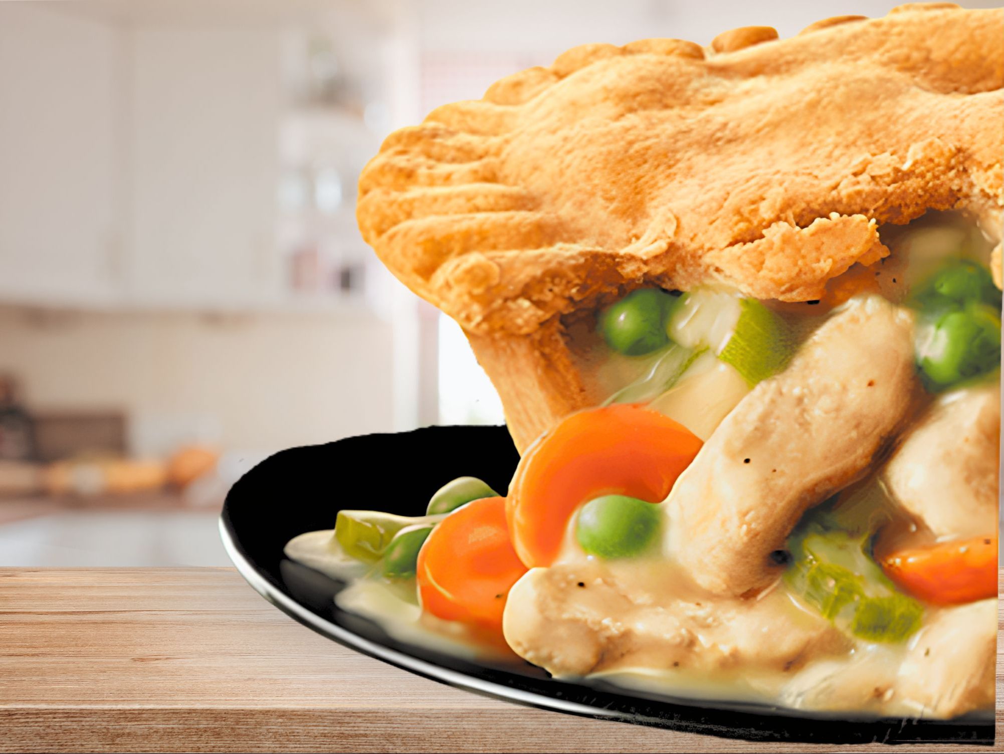 Plant Based Chicken Pot Pie.