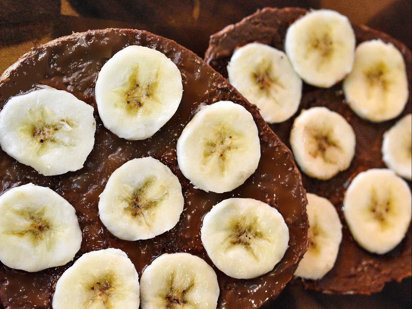 BAGEL W/NUTELLA.
