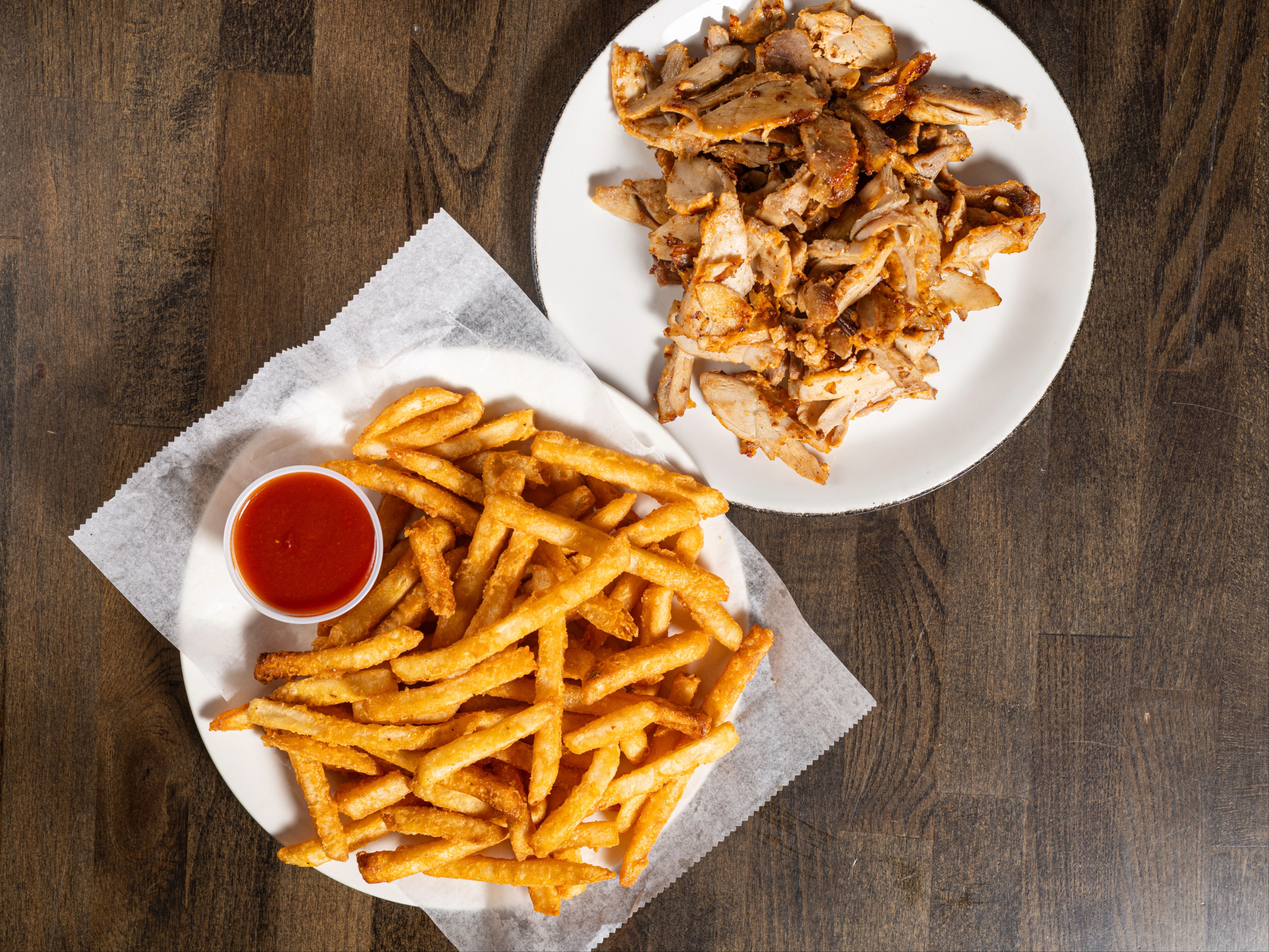 Chicken Gyro with Fries