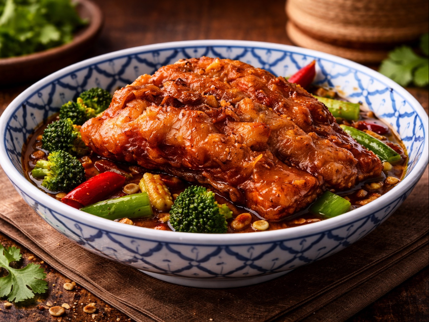 Panang Salmon.