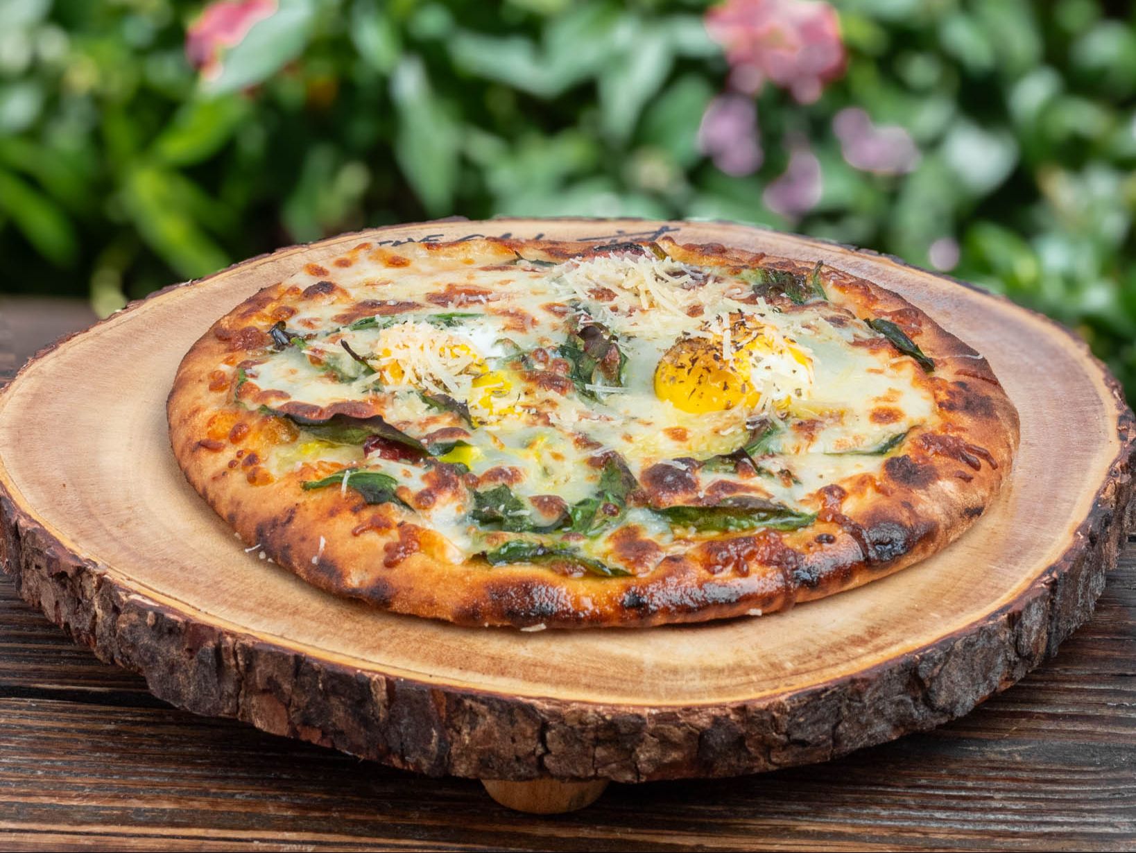 Eggs Florentine Focaccia.