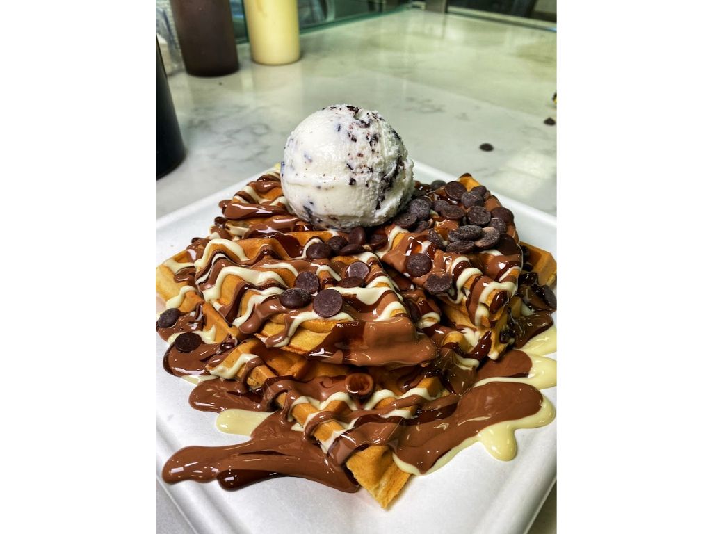 Chocolate Chip Waffle.