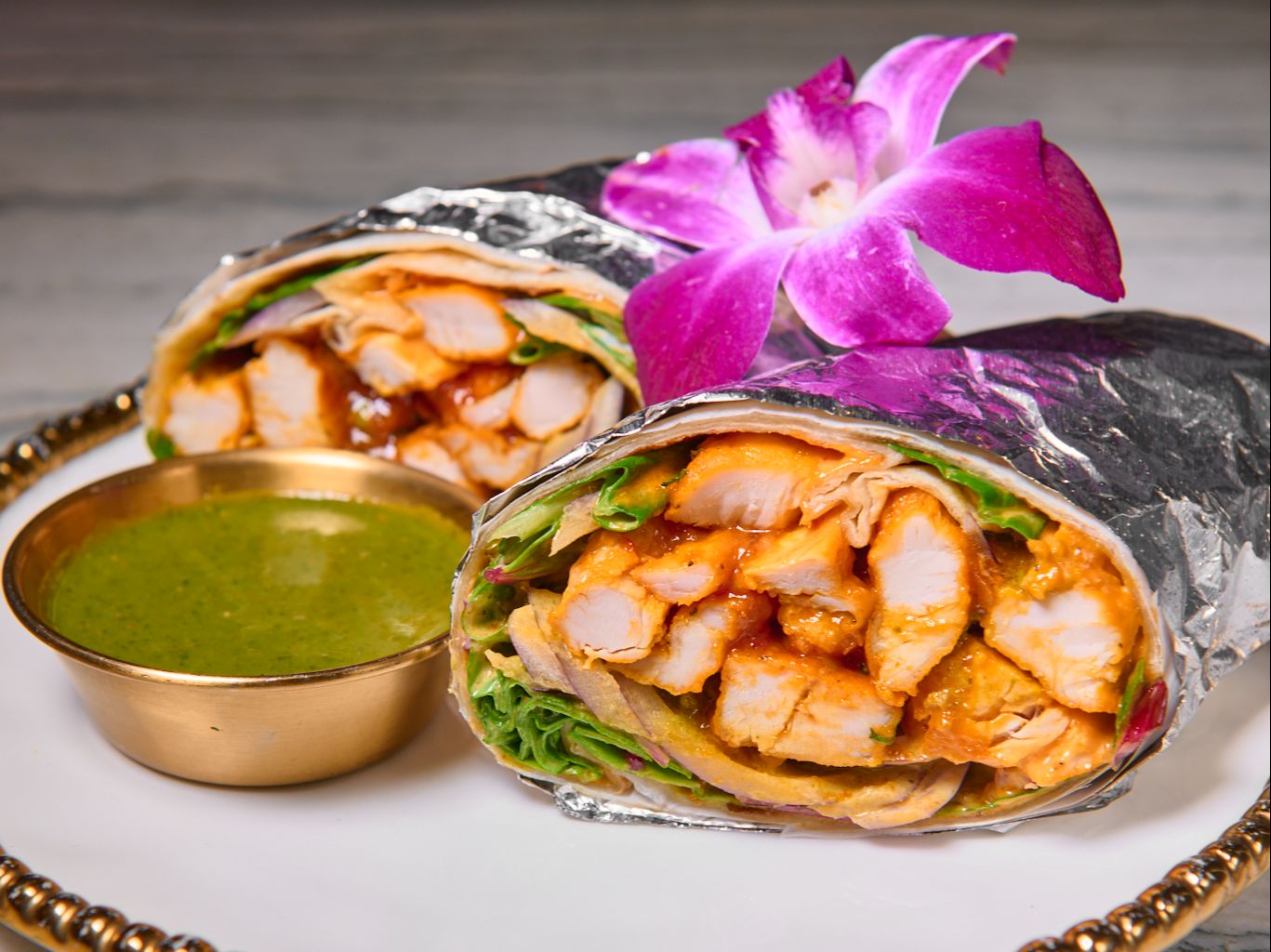 Chicken Tikka Kathi Roll.