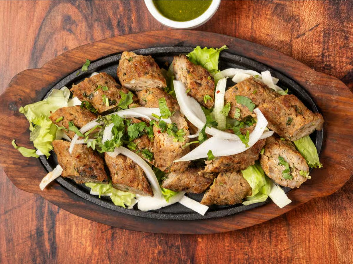 Chicken Seekh Kabab.