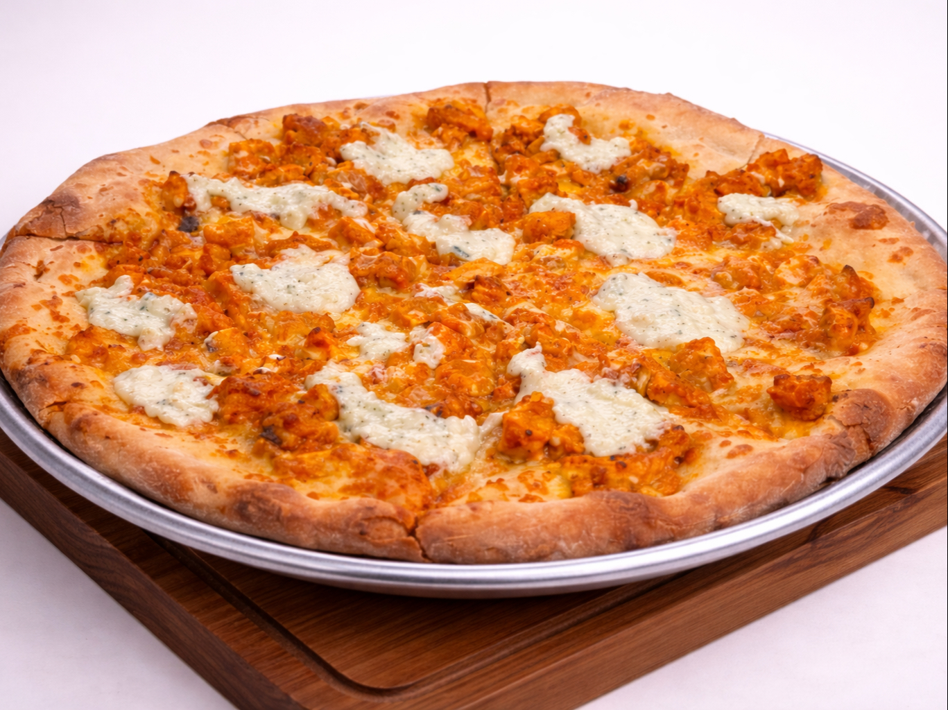9" Buffalo Chicken Pizza.