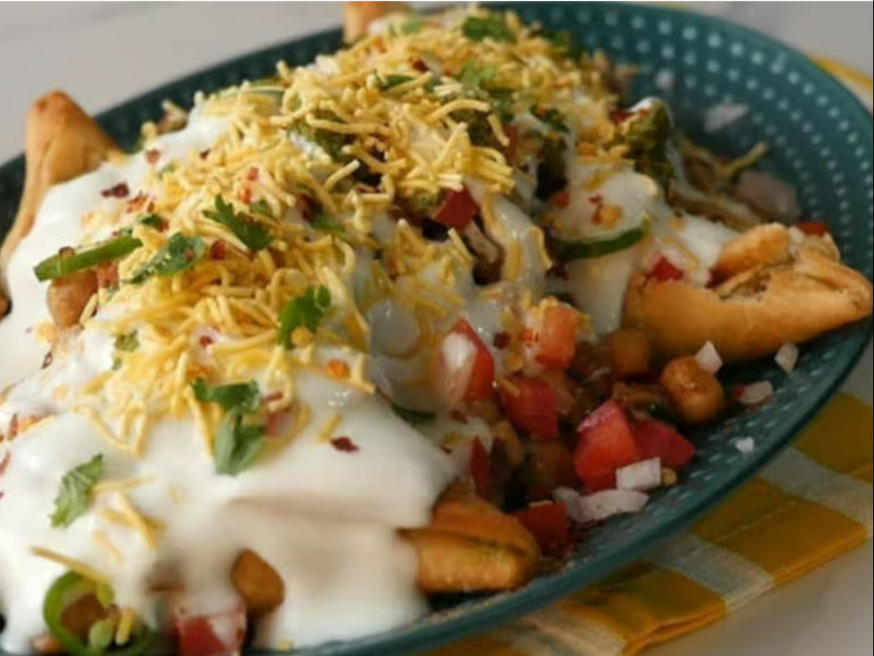 7. Samosa Chaat.