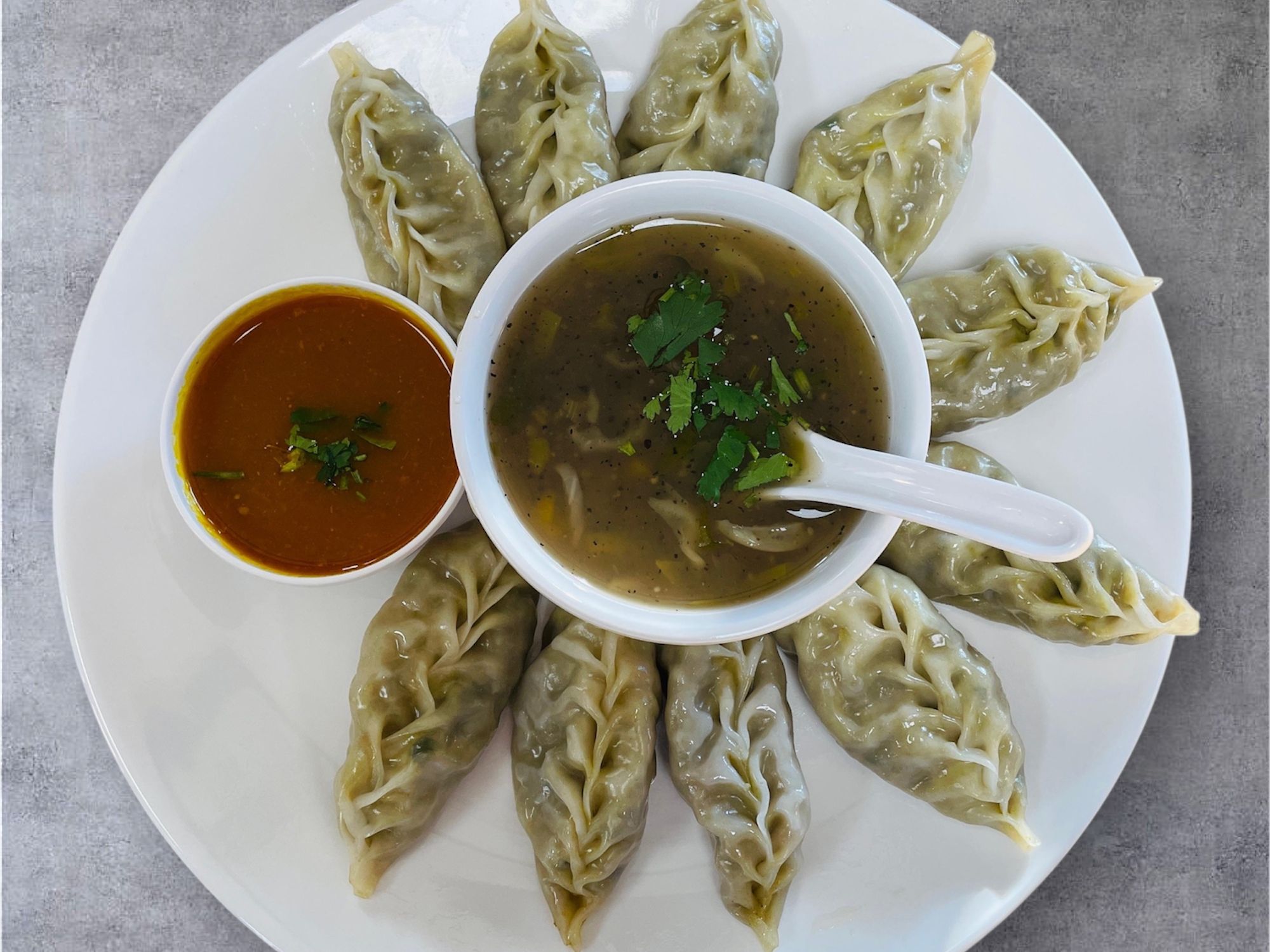 Himalayan Steamed Veg/Vegan Mo: Mo:.