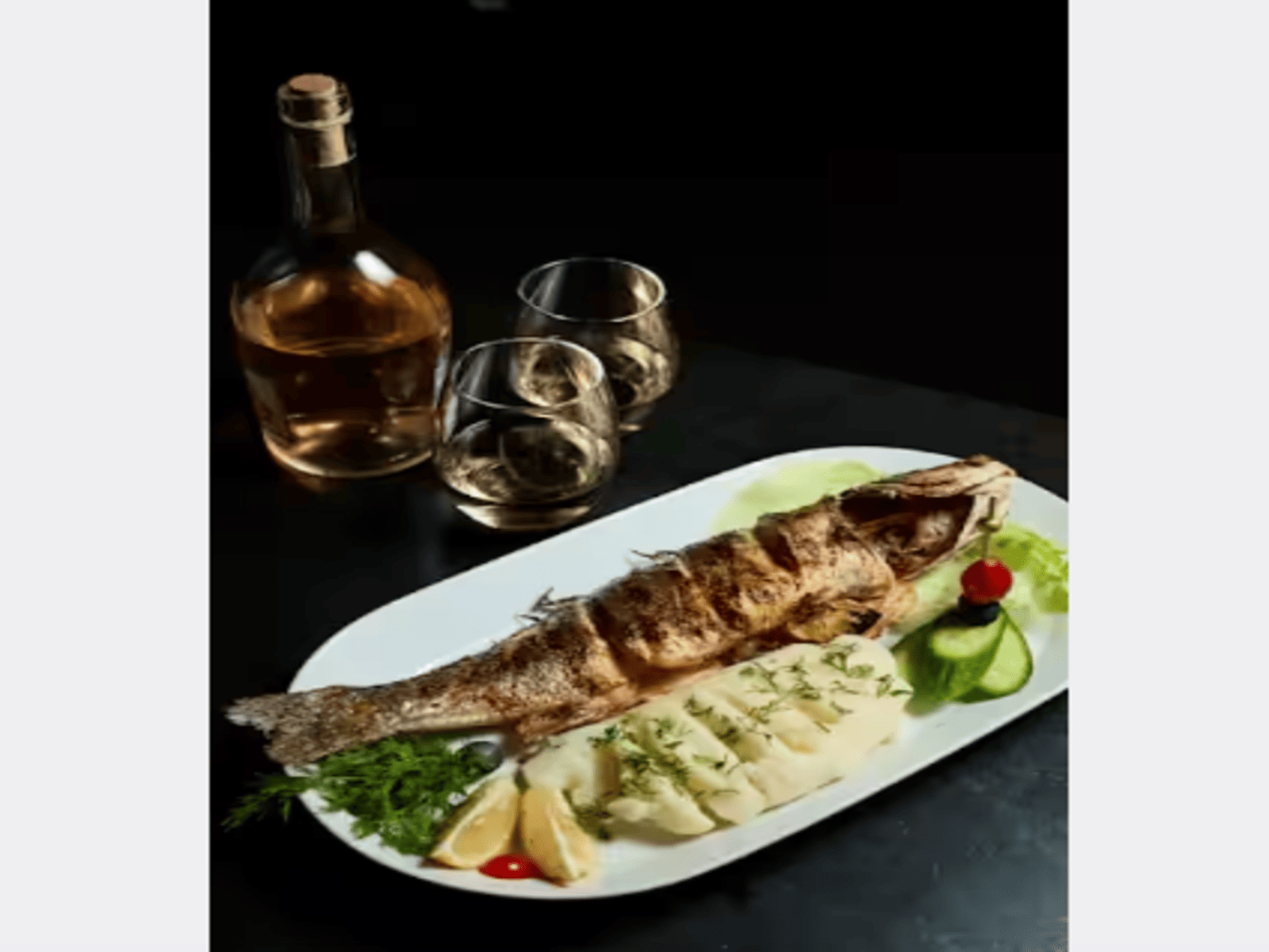 Branzino W/ Mashed Potatoes